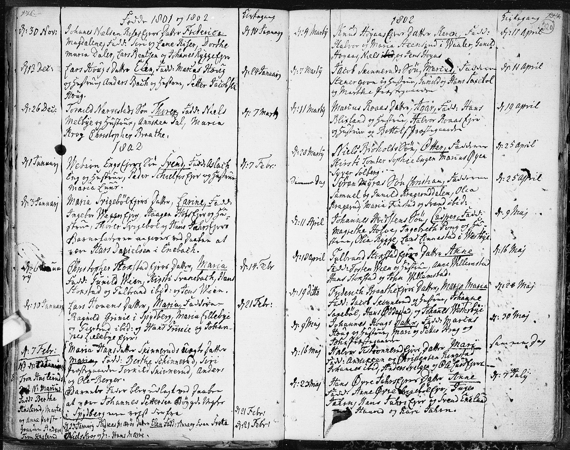 Hobøl prestekontor Kirkebøker, SAO/A-2002/F/Fa/L0001: Parish register (official) no. I 1, 1733-1814, p. 320