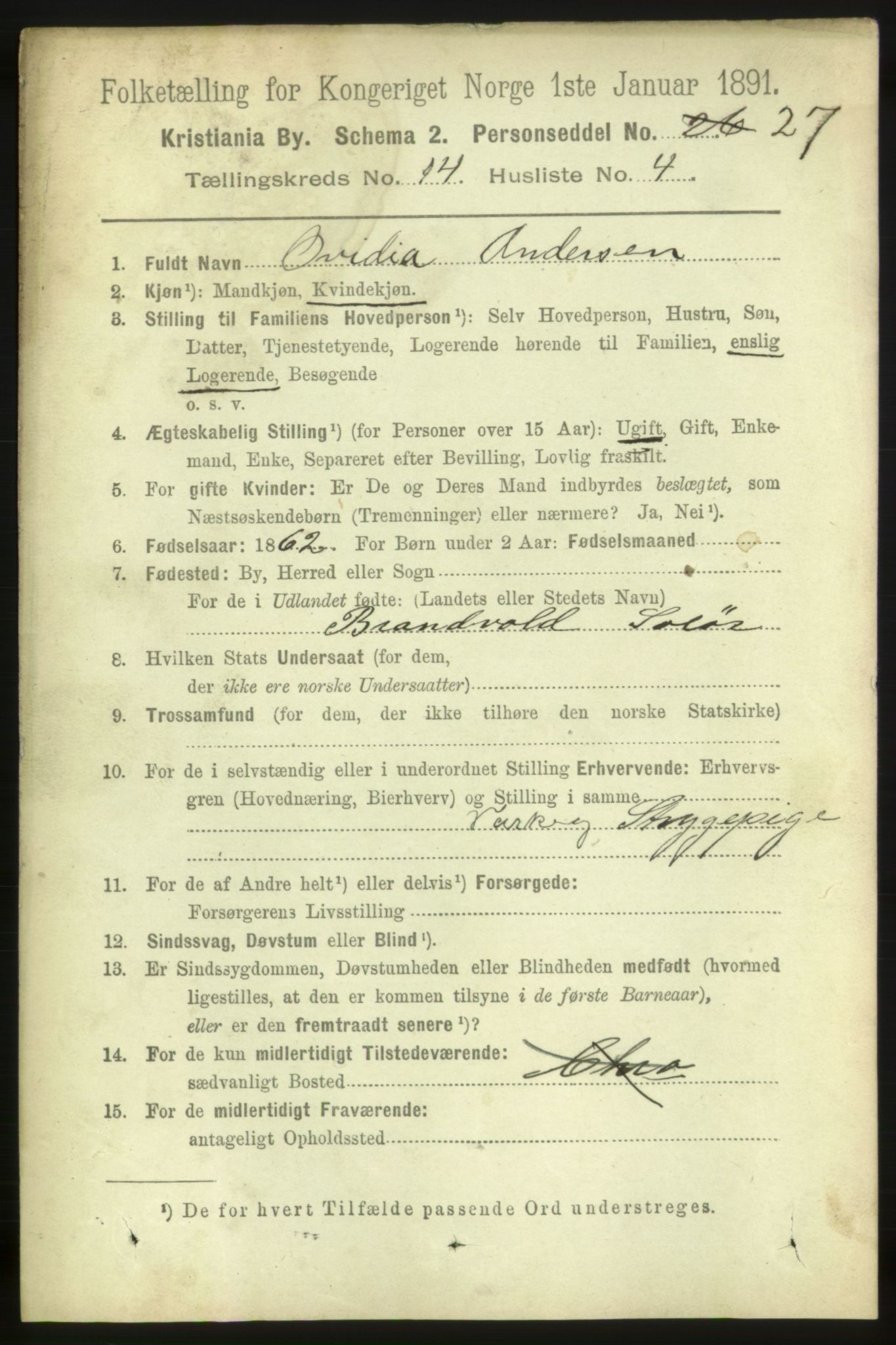 RA, 1891 census for 0301 Kristiania, 1891, p. 6802