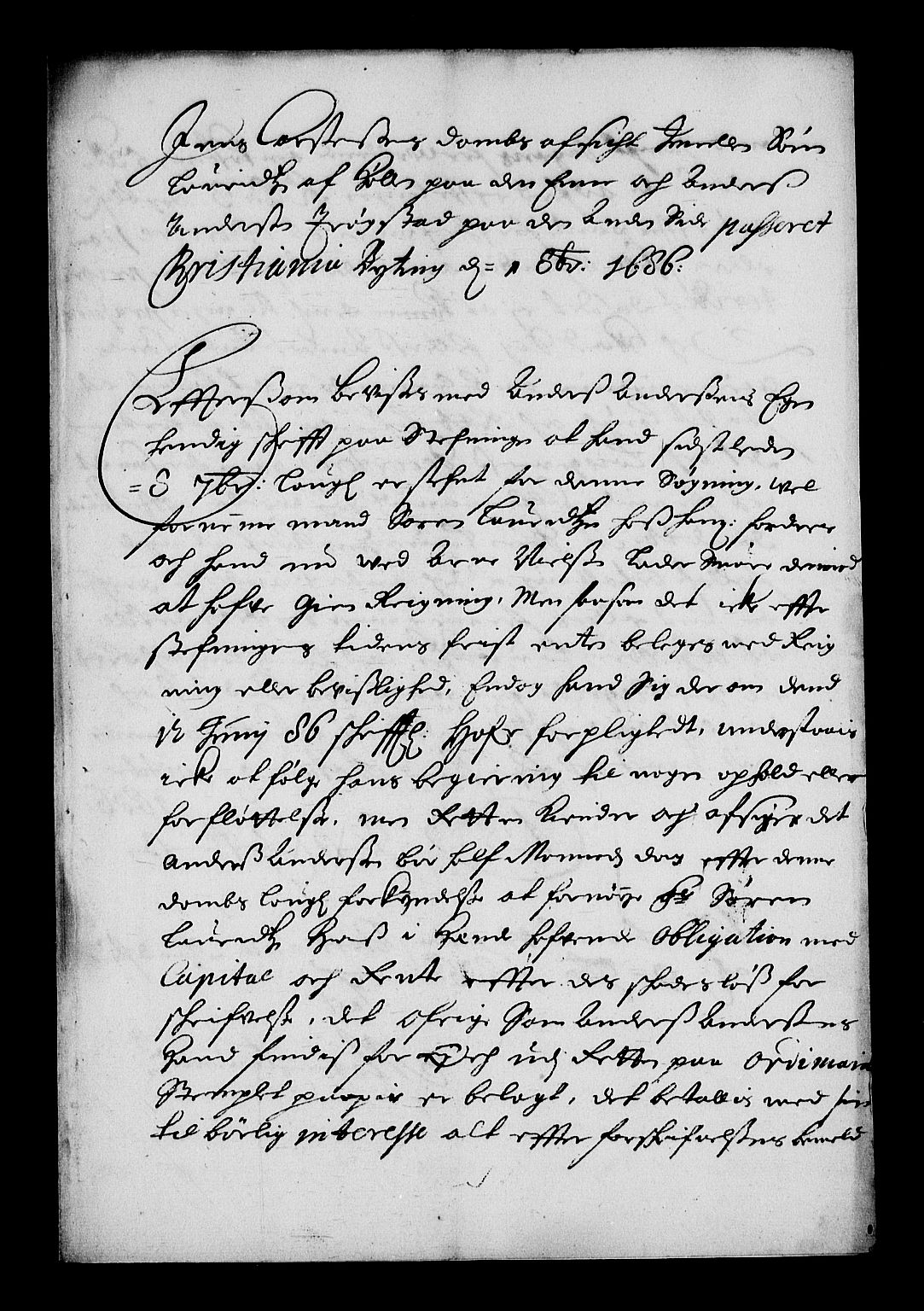 Stattholderembetet 1572-1771, RA/EA-2870/Af/L0002: Avskrifter av vedlegg til originale supplikker, nummerert i samsvar med supplikkbøkene, 1687-1689, p. 76