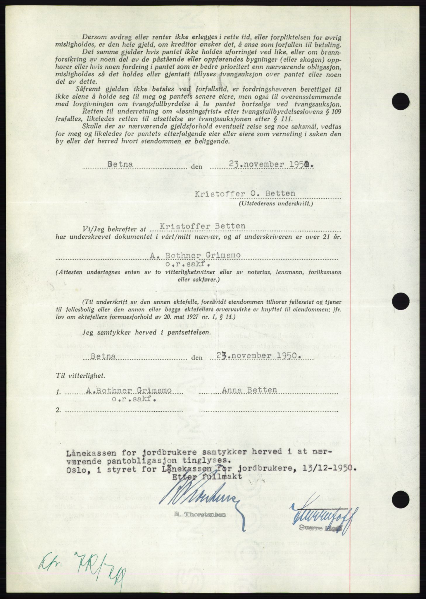 Nordmøre sorenskriveri, AV/SAT-A-4132/1/2/2Ca: Mortgage book no. B106, 1950-1950, Diary no: : 4011/1950