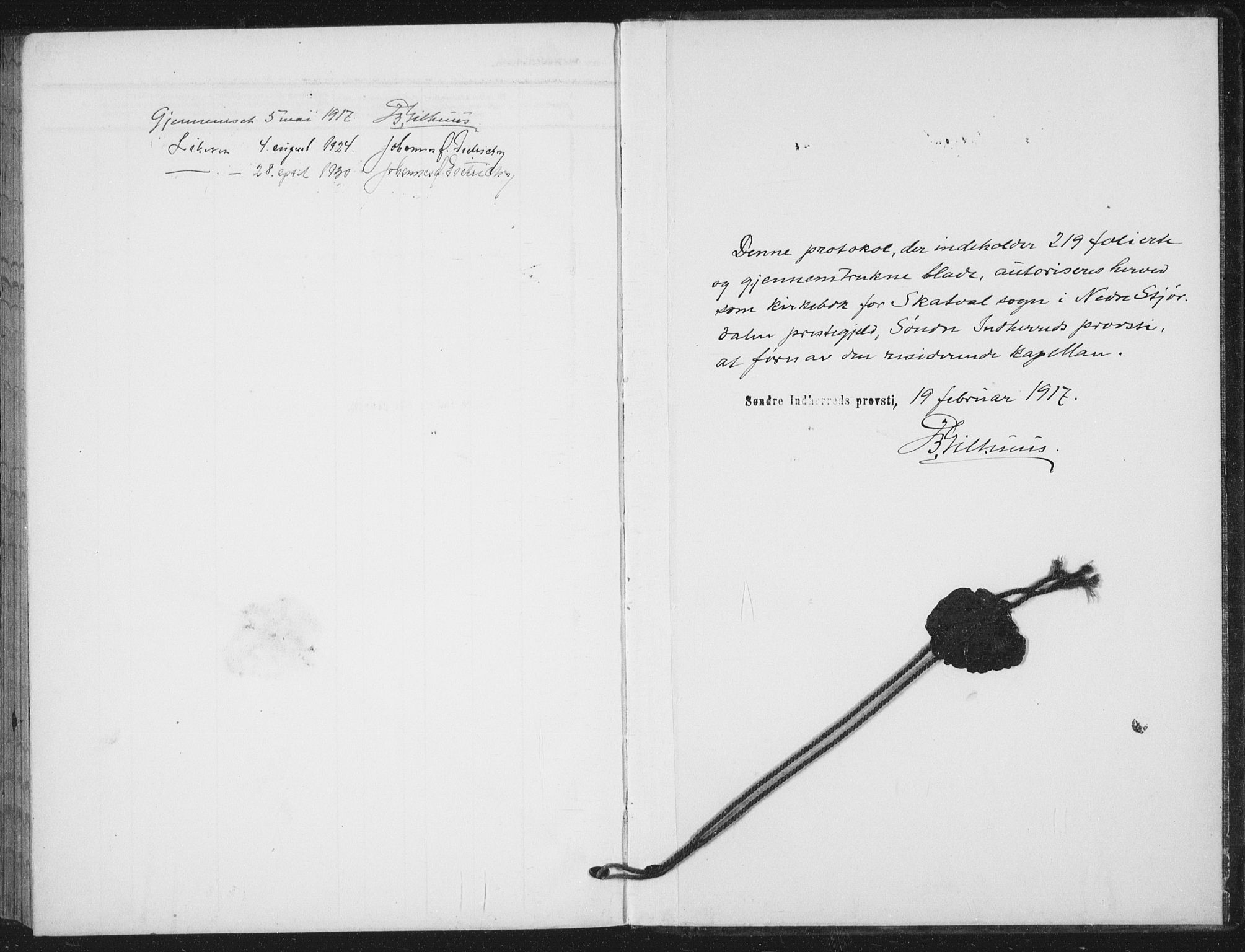 Ministerialprotokoller, klokkerbøker og fødselsregistre - Nord-Trøndelag, SAT/A-1458/712/L0102: Parish register (official) no. 712A03, 1916-1929