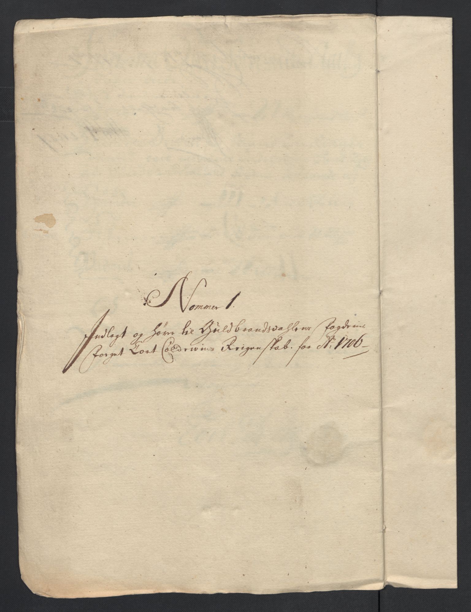 Rentekammeret inntil 1814, Reviderte regnskaper, Fogderegnskap, AV/RA-EA-4092/R17/L1178: Fogderegnskap Gudbrandsdal, 1705-1707, p. 169