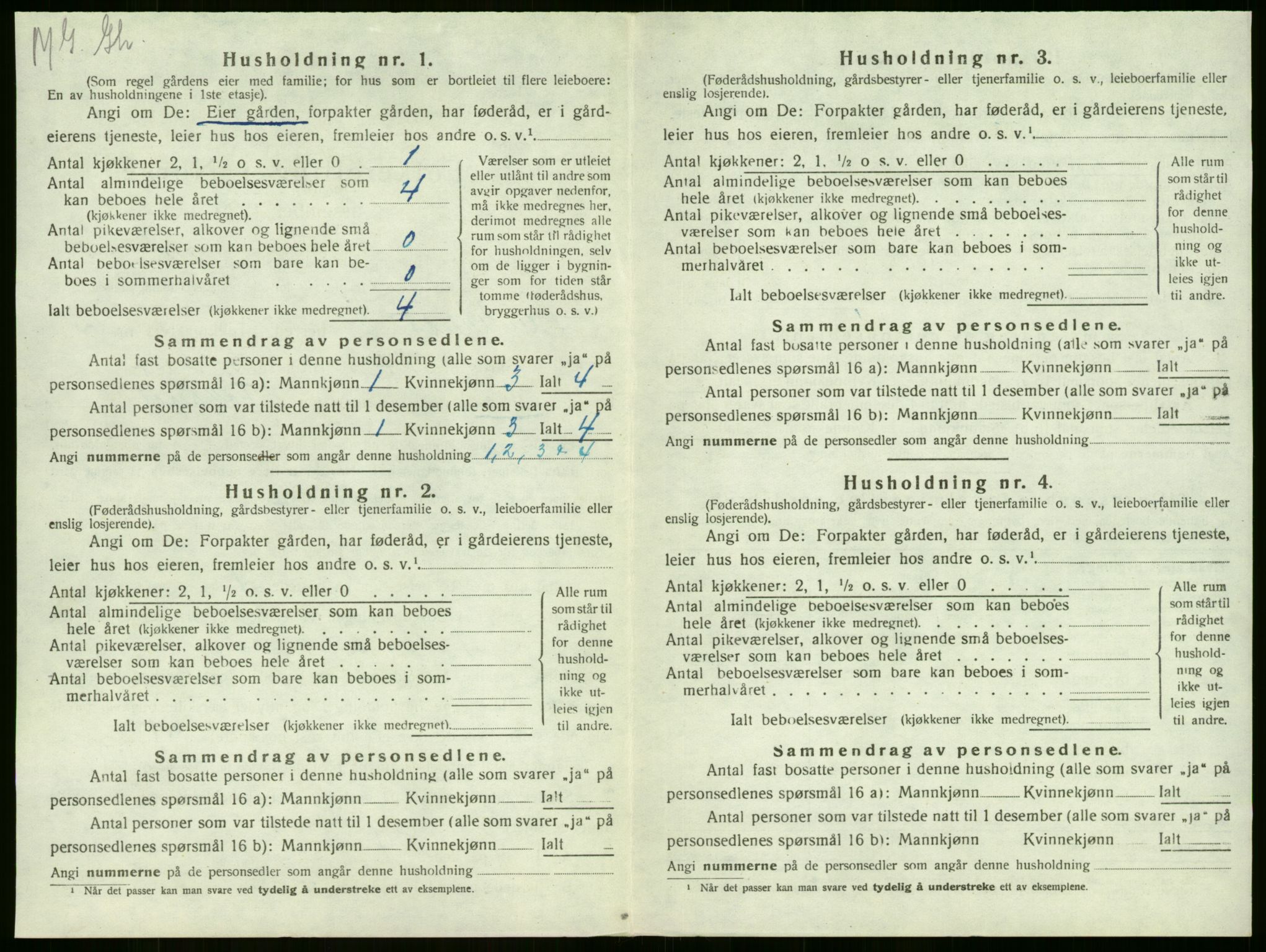 SAKO, 1920 census for Sandeherred, 1920, p. 169