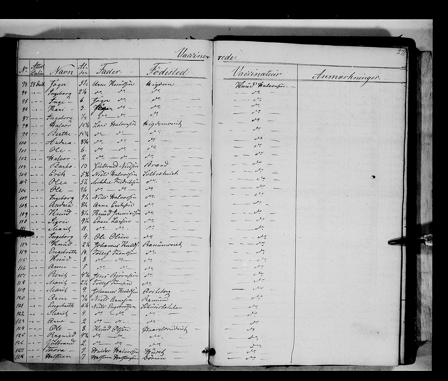 Nord-Aurdal prestekontor, AV/SAH-PREST-132/H/Ha/Haa/L0007: Parish register (official) no. 7, 1842-1863, p. 271