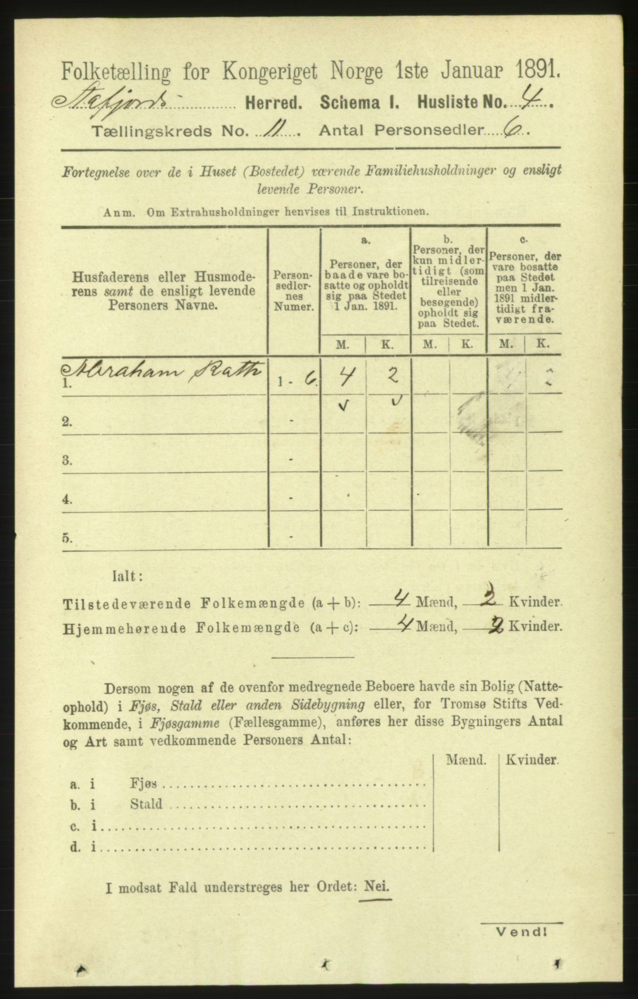 RA, 1891 census for 1630 Åfjord, 1891, p. 3251