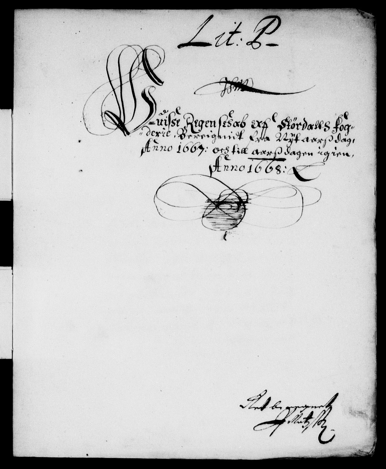 Rentekammeret inntil 1814, Reviderte regnskaper, Stiftamtstueregnskaper, Trondheim stiftamt og Nordland amt, RA/EA-6044/R/Rd/L0020: Trondheim stiftamt, 1667