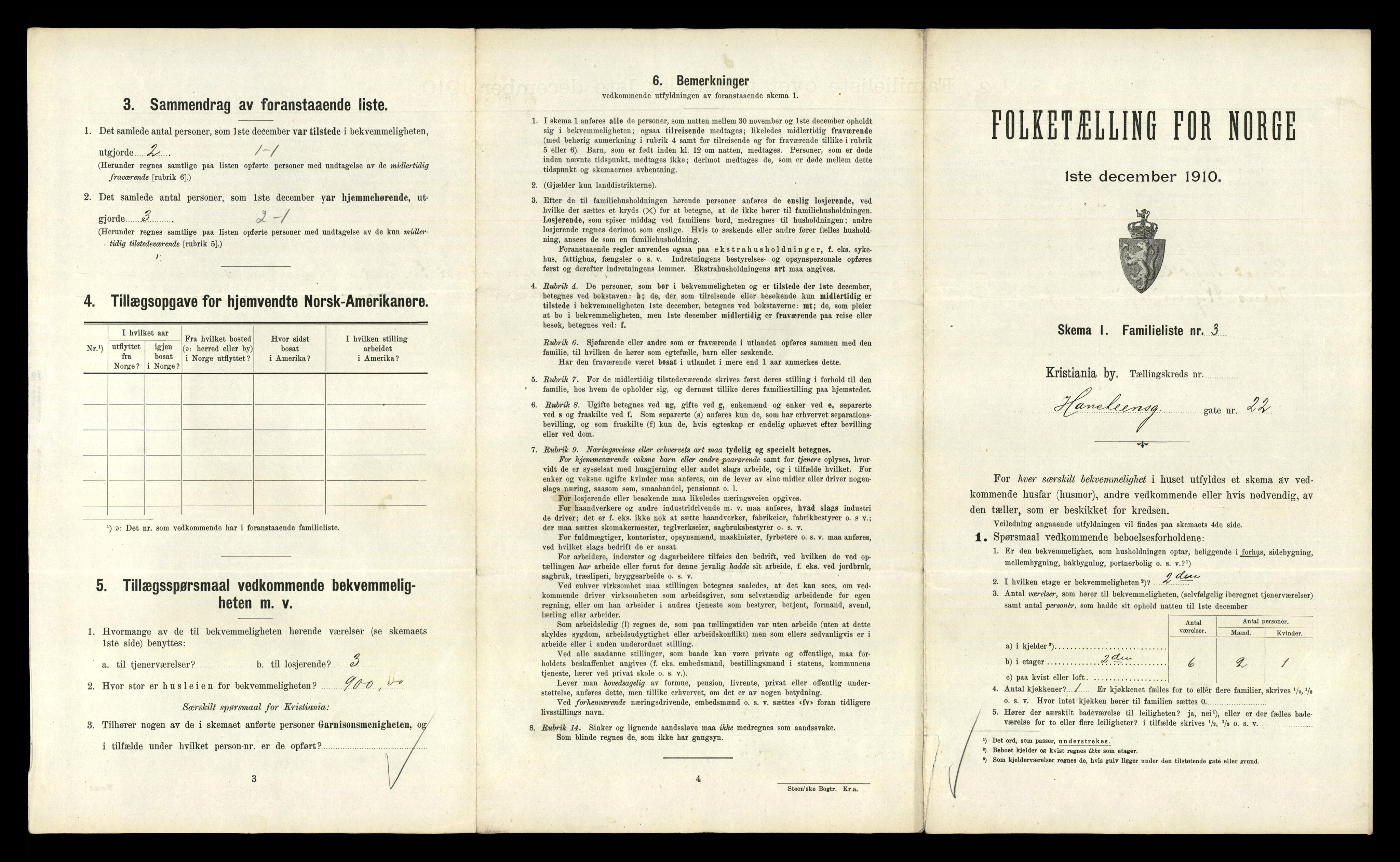 RA, 1910 census for Kristiania, 1910, p. 33909