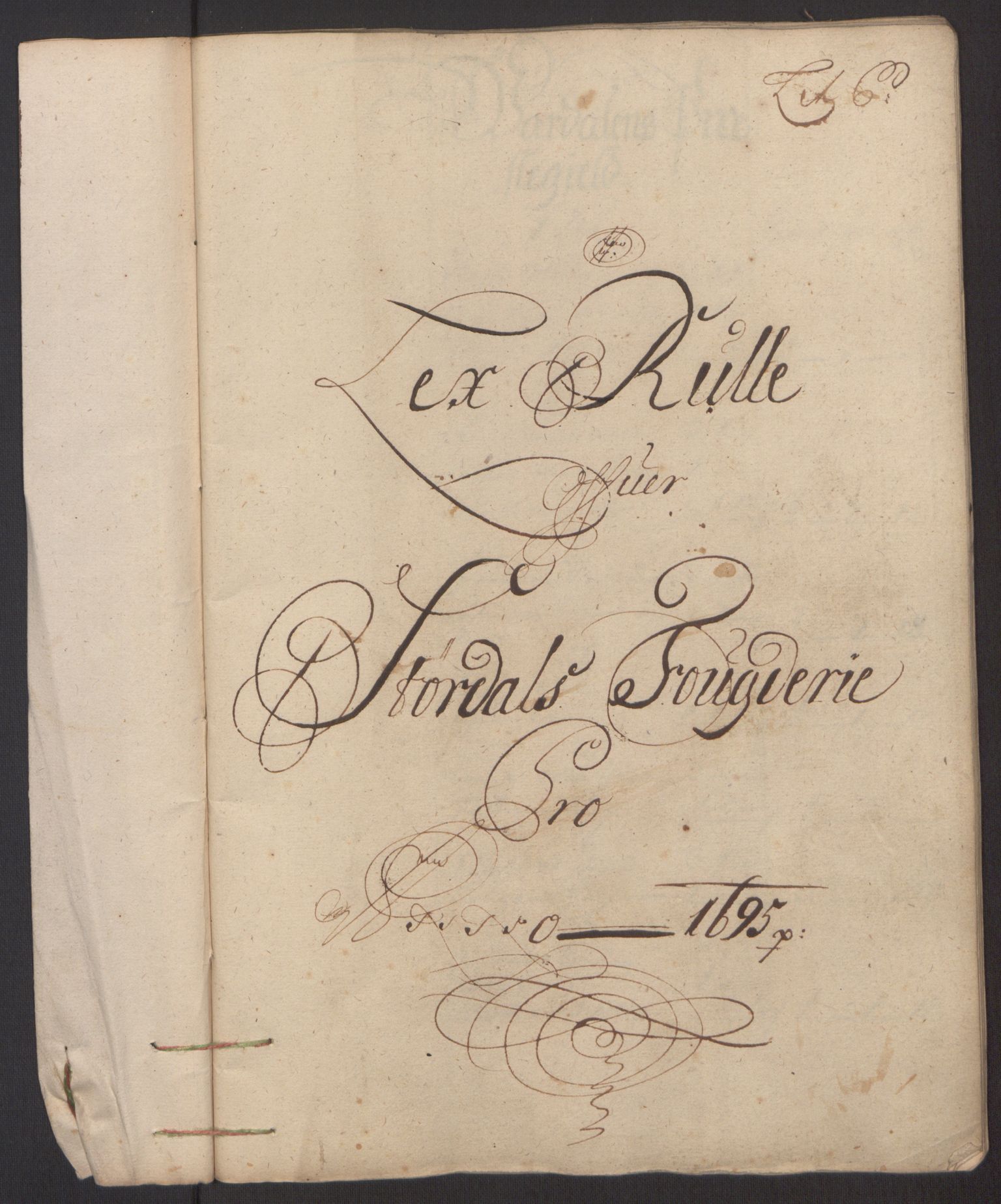 Rentekammeret inntil 1814, Reviderte regnskaper, Fogderegnskap, RA/EA-4092/R62/L4187: Fogderegnskap Stjørdal og Verdal, 1695, p. 67