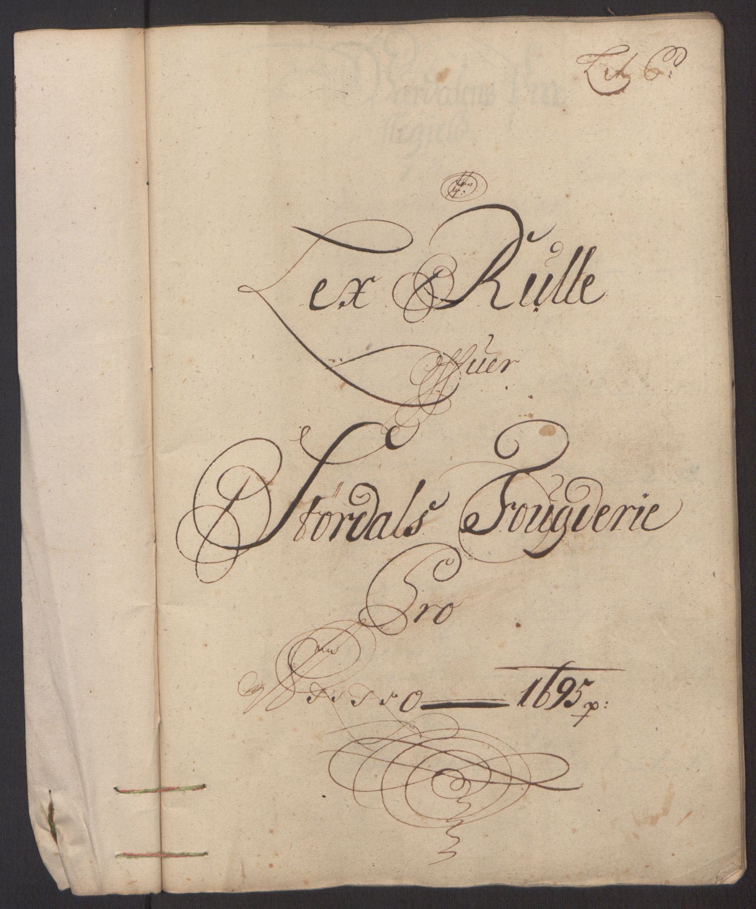 Rentekammeret inntil 1814, Reviderte regnskaper, Fogderegnskap, AV/RA-EA-4092/R62/L4187: Fogderegnskap Stjørdal og Verdal, 1695, p. 67