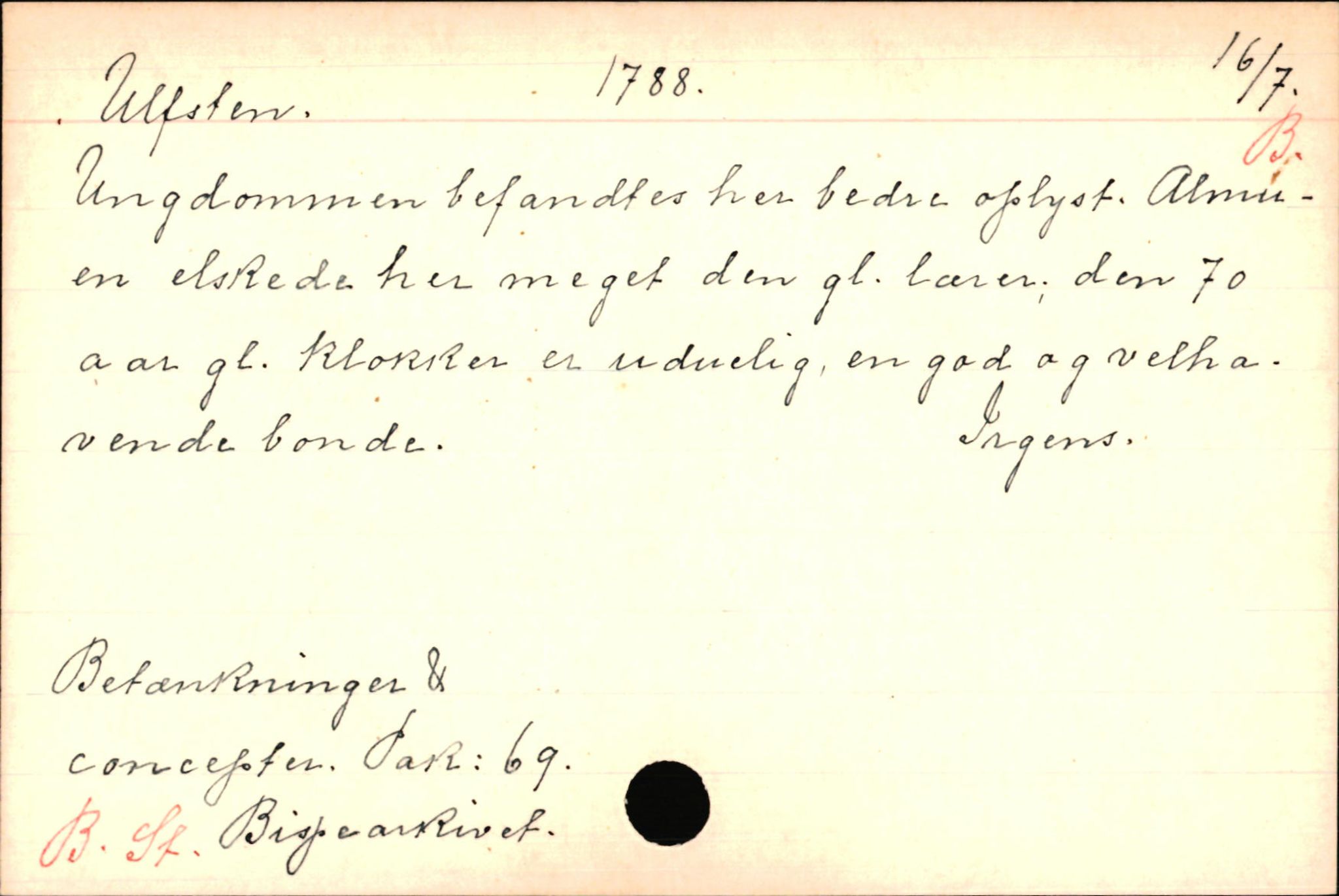 Haugen, Johannes - lærer, AV/SAB-SAB/PA-0036/01/L0001: Om klokkere og lærere, 1521-1904, p. 10585