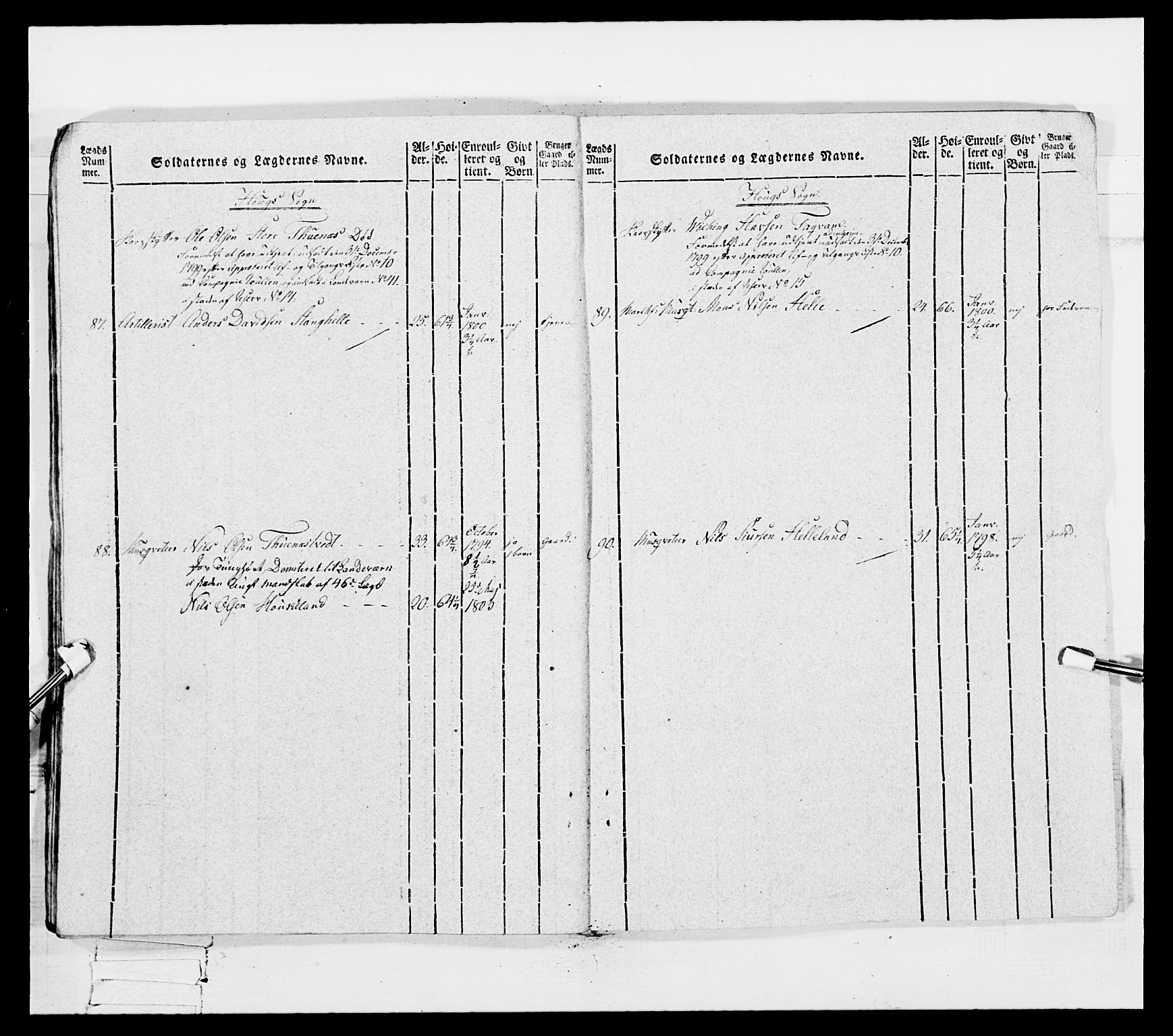 Generalitets- og kommissariatskollegiet, Det kongelige norske kommissariatskollegium, AV/RA-EA-5420/E/Eh/L0096: Bergenhusiske nasjonale infanteriregiment, 1791-1803, p. 456