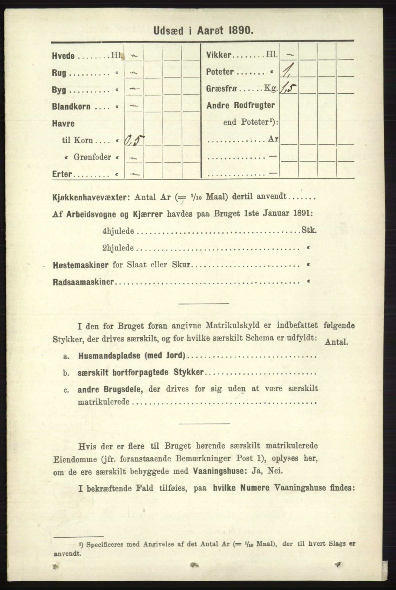 RA, 1891 census for 0712 Skoger, 1891, p. 5208