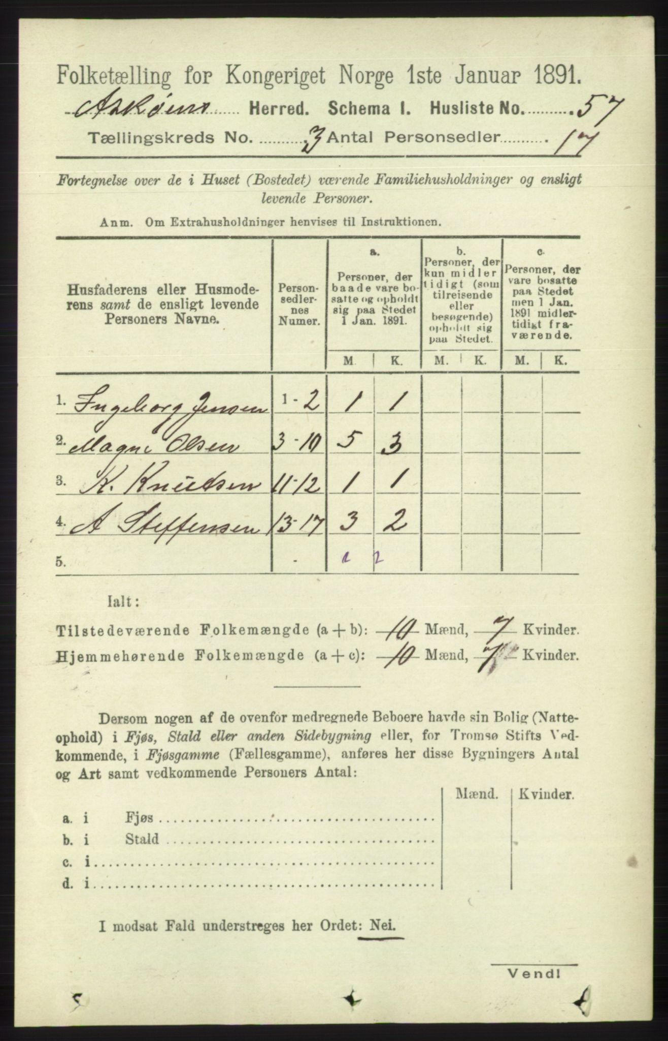 RA, 1891 census for 1247 Askøy, 1891, p. 1883