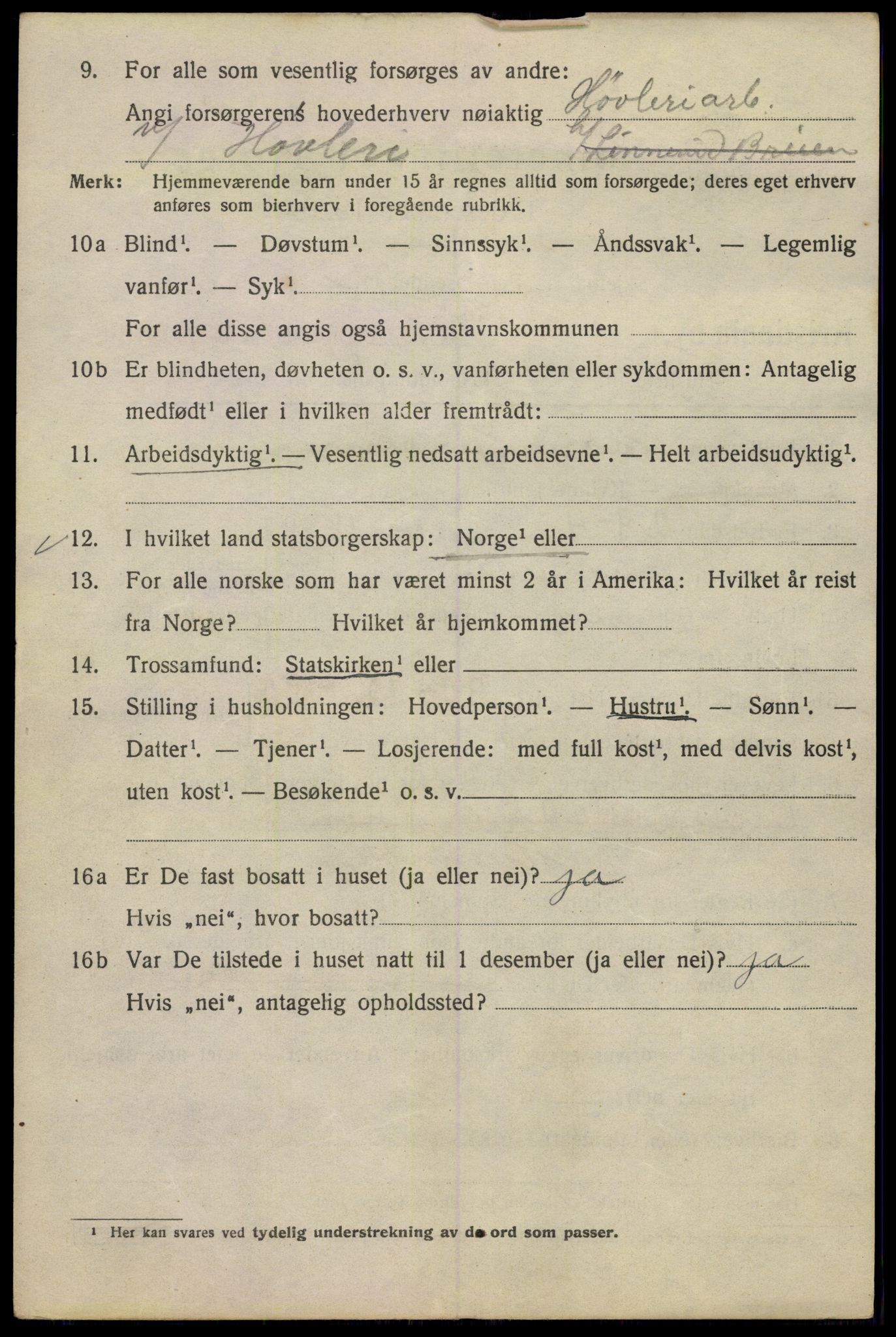 SAO, 1920 census for Kristiania, 1920, p. 229948