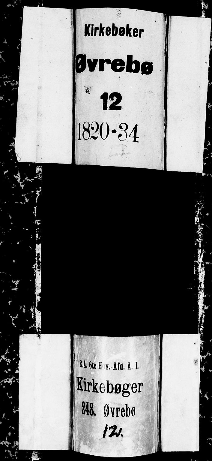 Vennesla sokneprestkontor, SAK/1111-0045/Fb/Fba/L0001: Parish register (copy) no. B 1, 1820-1834
