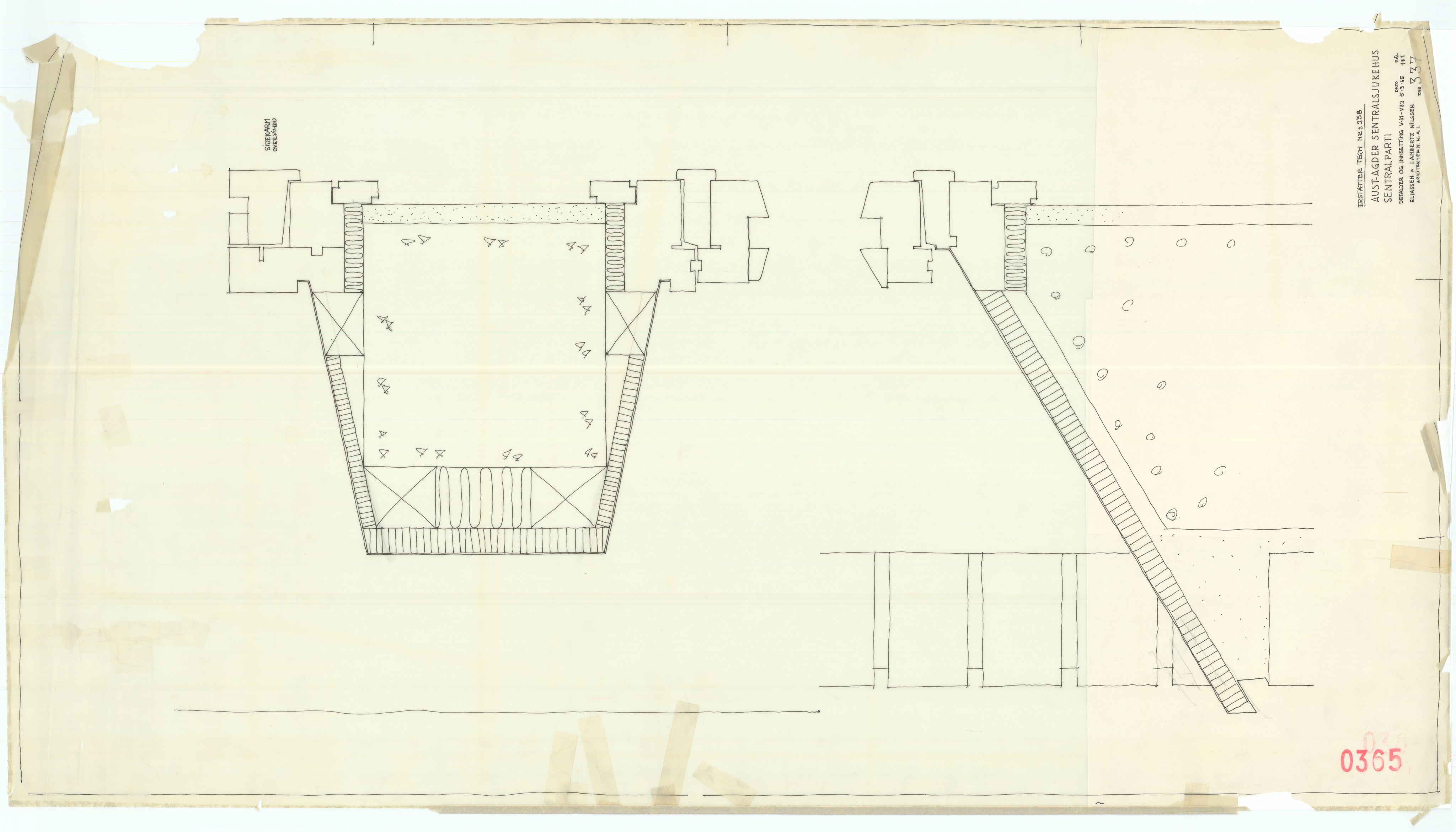 Eliassen og Lambertz-Nilssen Arkitekter, AAKS/PA-2983/T/T01/L0005: Tegningskogger 0365, 1960-1966, p. 20