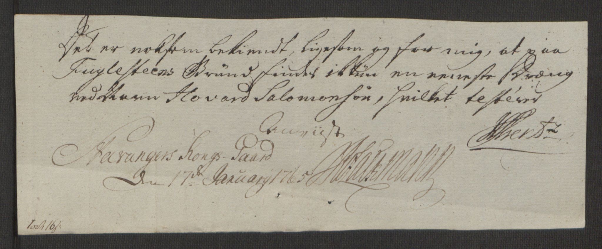 Rentekammeret inntil 1814, Realistisk ordnet avdeling, RA/EA-4070/Ol/L0016b: [Gg 10]: Ekstraskatten, 23.09.1762. Ryfylke, 1764-1768, p. 383