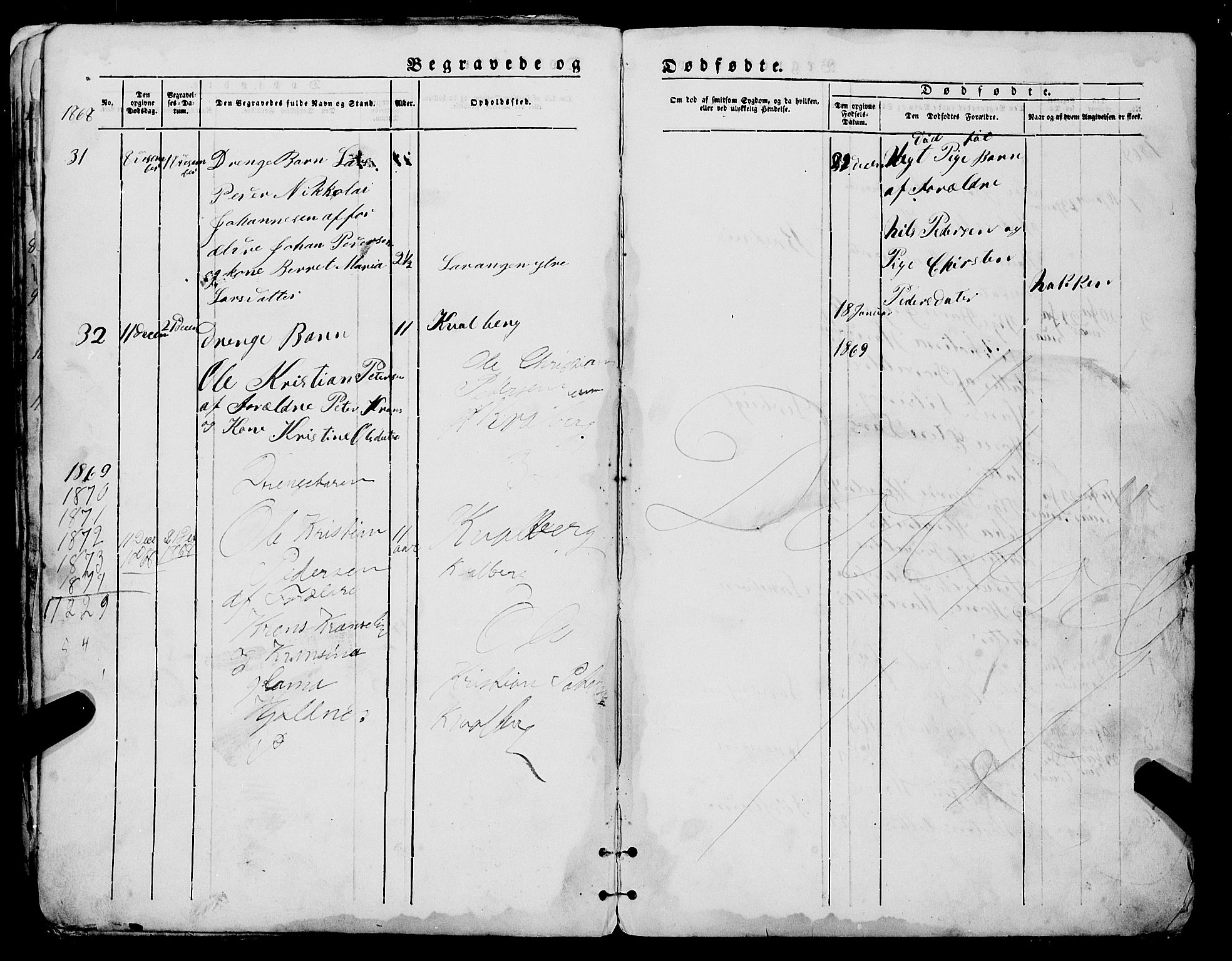 Lyngen sokneprestembete, AV/SATØ-S-1289/H/He/Heb/L0005klokker: Parish register (copy) no. 5, 1847-1882