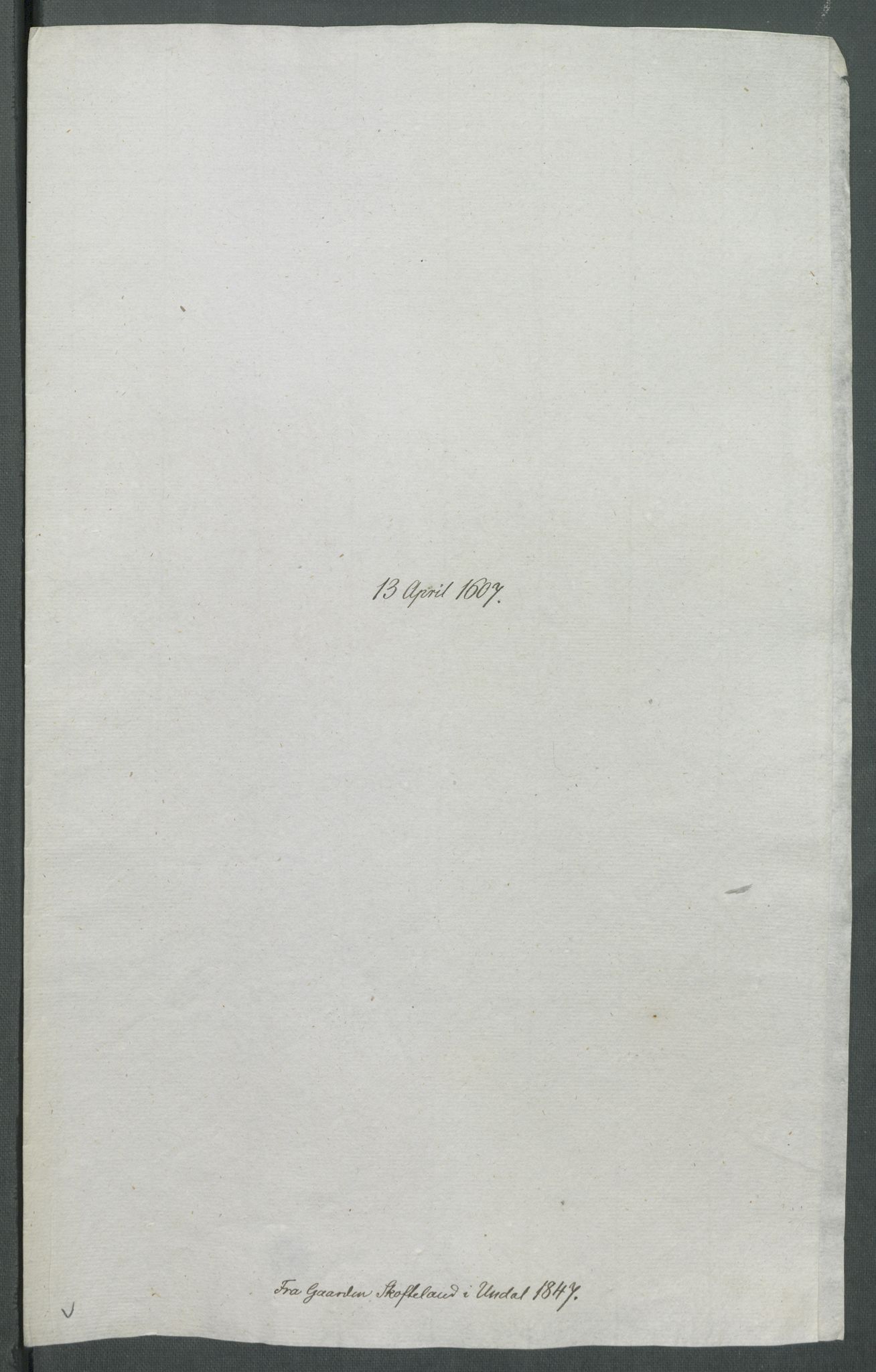 Riksarkivets diplomsamling, AV/RA-EA-5965/F02/L0116: Dokumenter, 1607, p. 16