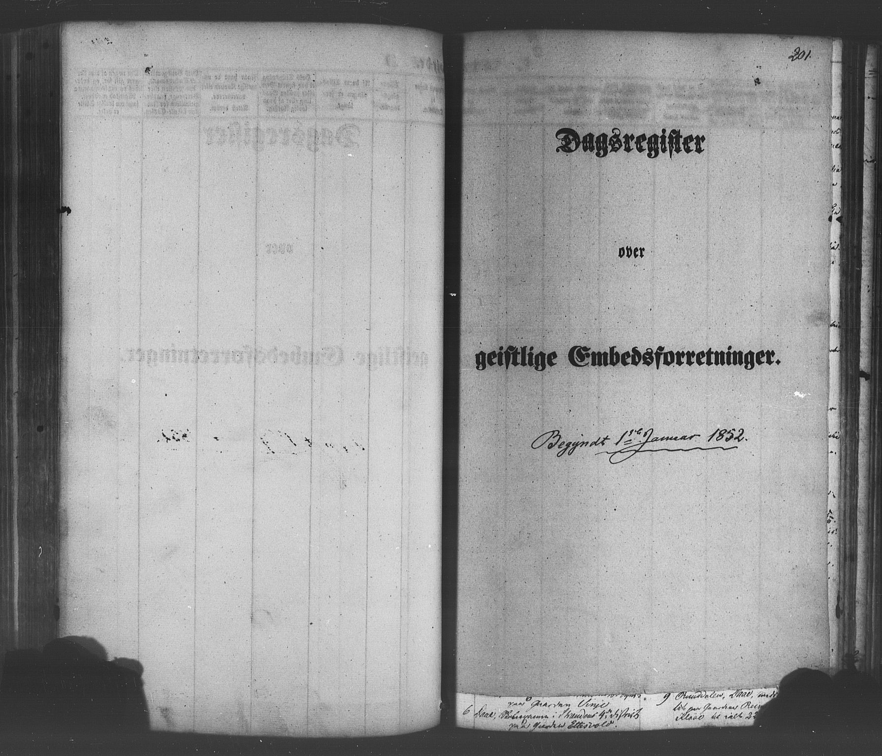 Voss sokneprestembete, AV/SAB-A-79001/H/Haa: Parish register (official) no. A 19, 1851-1886, p. 201