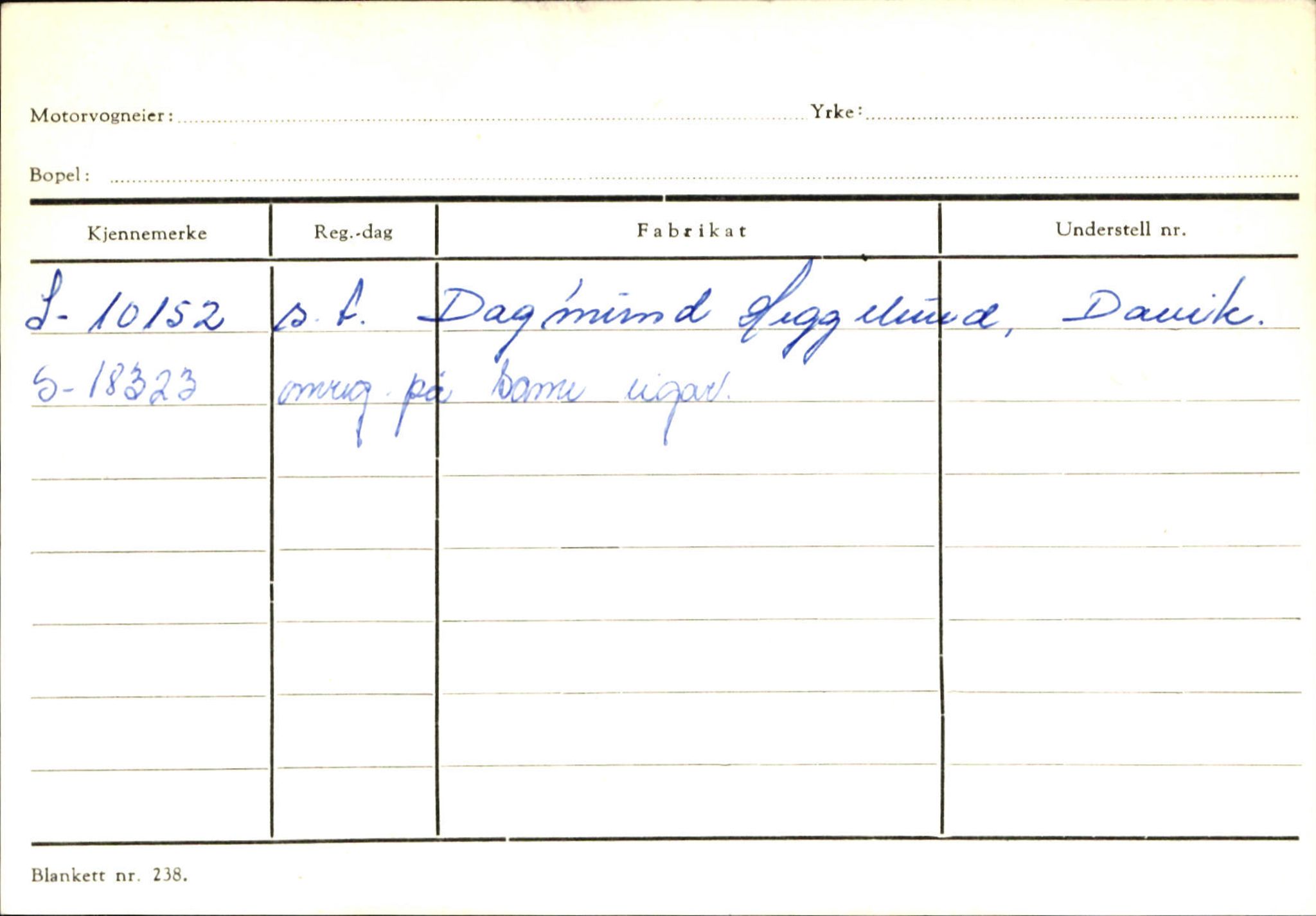 Statens vegvesen, Sogn og Fjordane vegkontor, AV/SAB-A-5301/4/F/L0144: Registerkort Vågsøy A-R, 1945-1975, p. 494