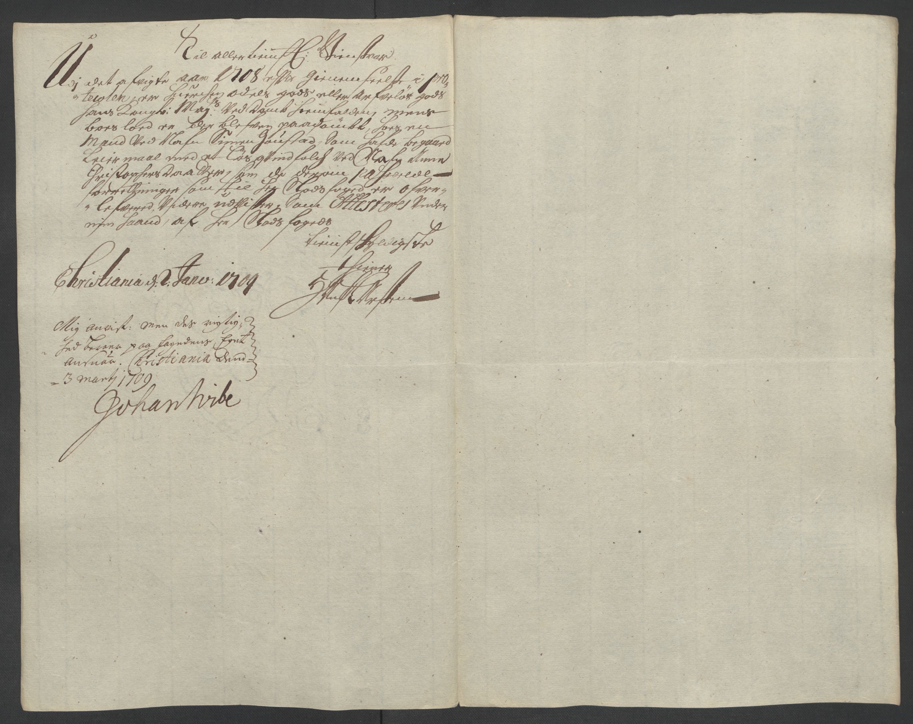 Rentekammeret inntil 1814, Reviderte regnskaper, Fogderegnskap, AV/RA-EA-4092/R10/L0447: Fogderegnskap Aker og Follo, 1707-1709, p. 302