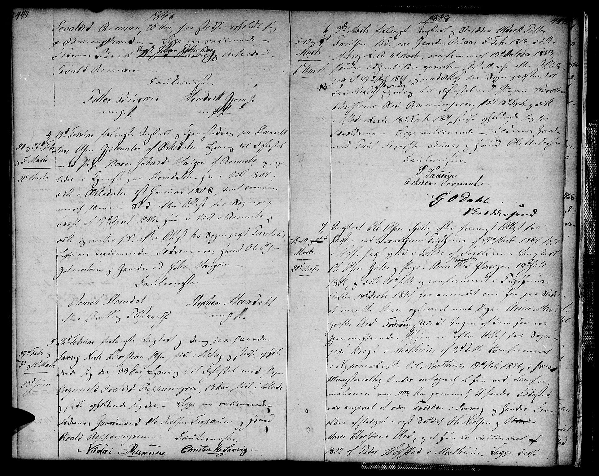 Ministerialprotokoller, klokkerbøker og fødselsregistre - Sør-Trøndelag, SAT/A-1456/604/L0181: Parish register (official) no. 604A02, 1798-1817, p. 447-448