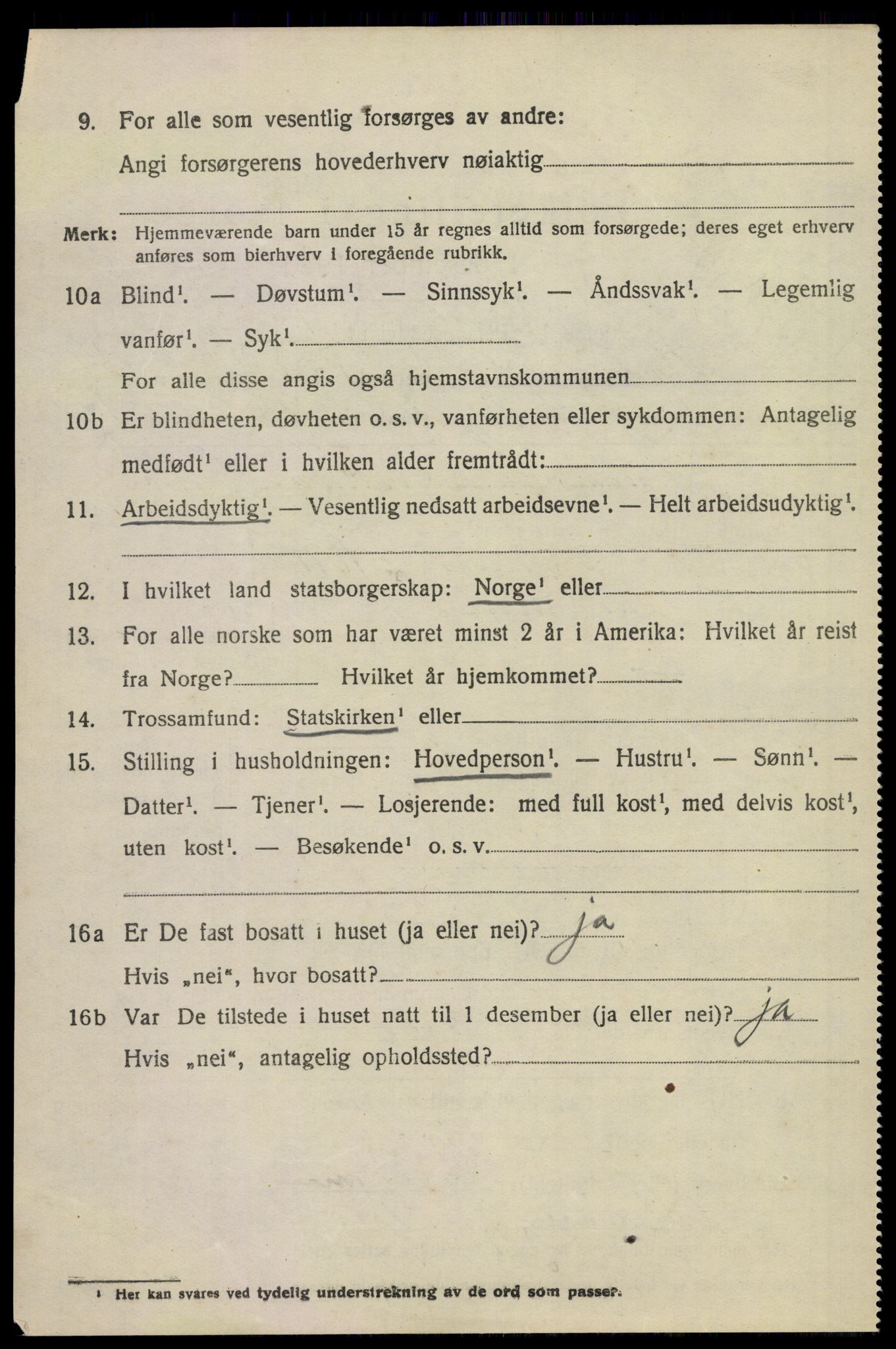 SAKO, 1920 census for Hedrum, 1920, p. 9096