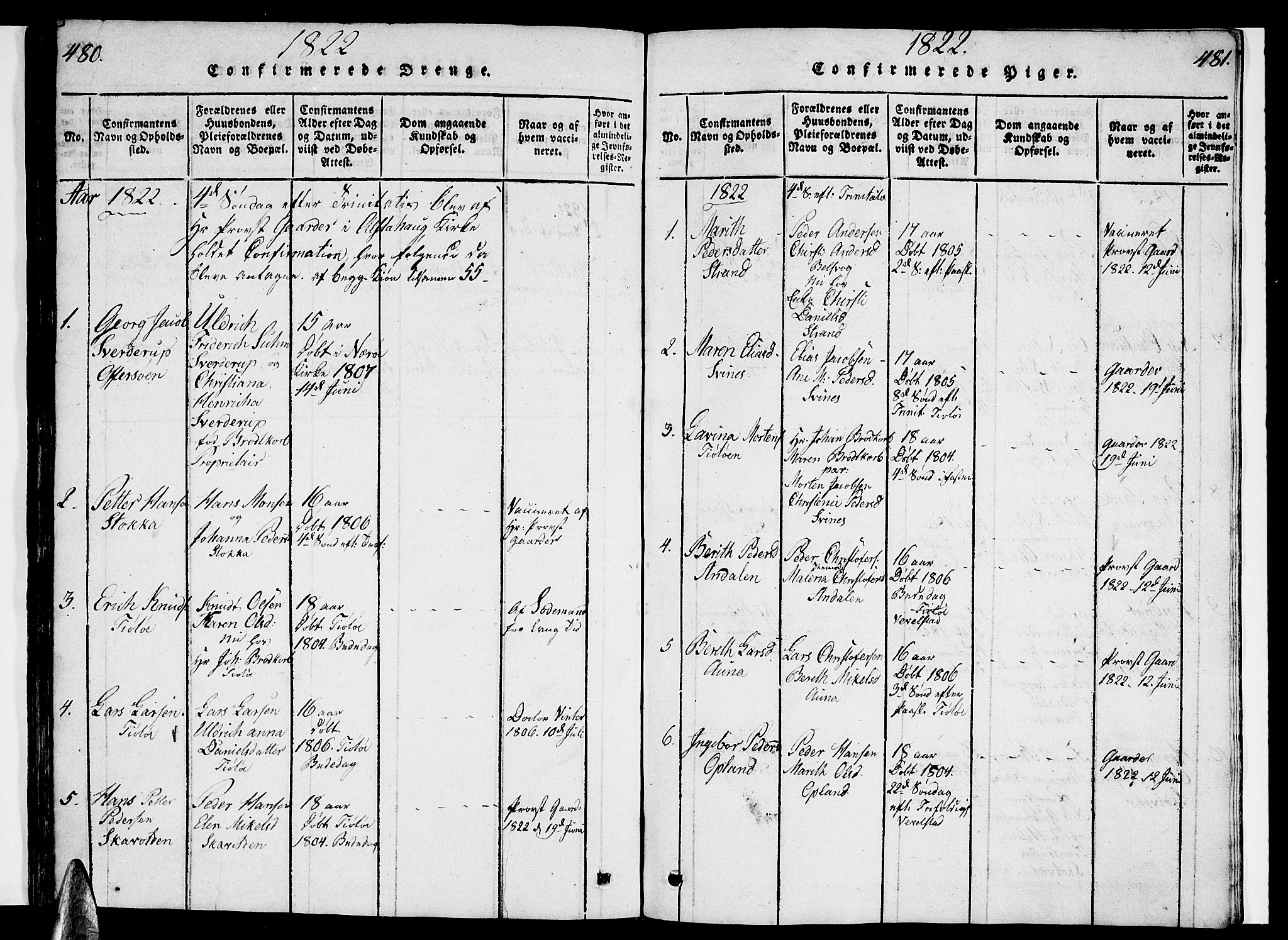 Ministerialprotokoller, klokkerbøker og fødselsregistre - Nordland, AV/SAT-A-1459/830/L0457: Parish register (copy) no. 830C01 /1, 1820-1842, p. 480-481