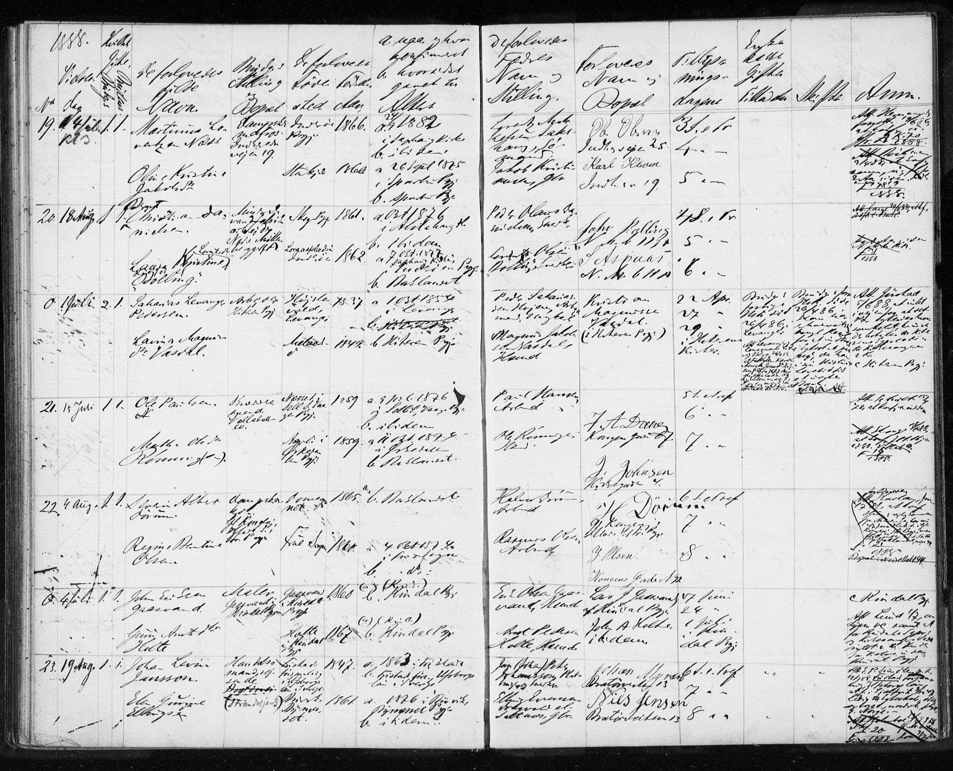 Ministerialprotokoller, klokkerbøker og fødselsregistre - Sør-Trøndelag, AV/SAT-A-1456/604/L0188: Parish register (official) no. 604A11, 1878-1892