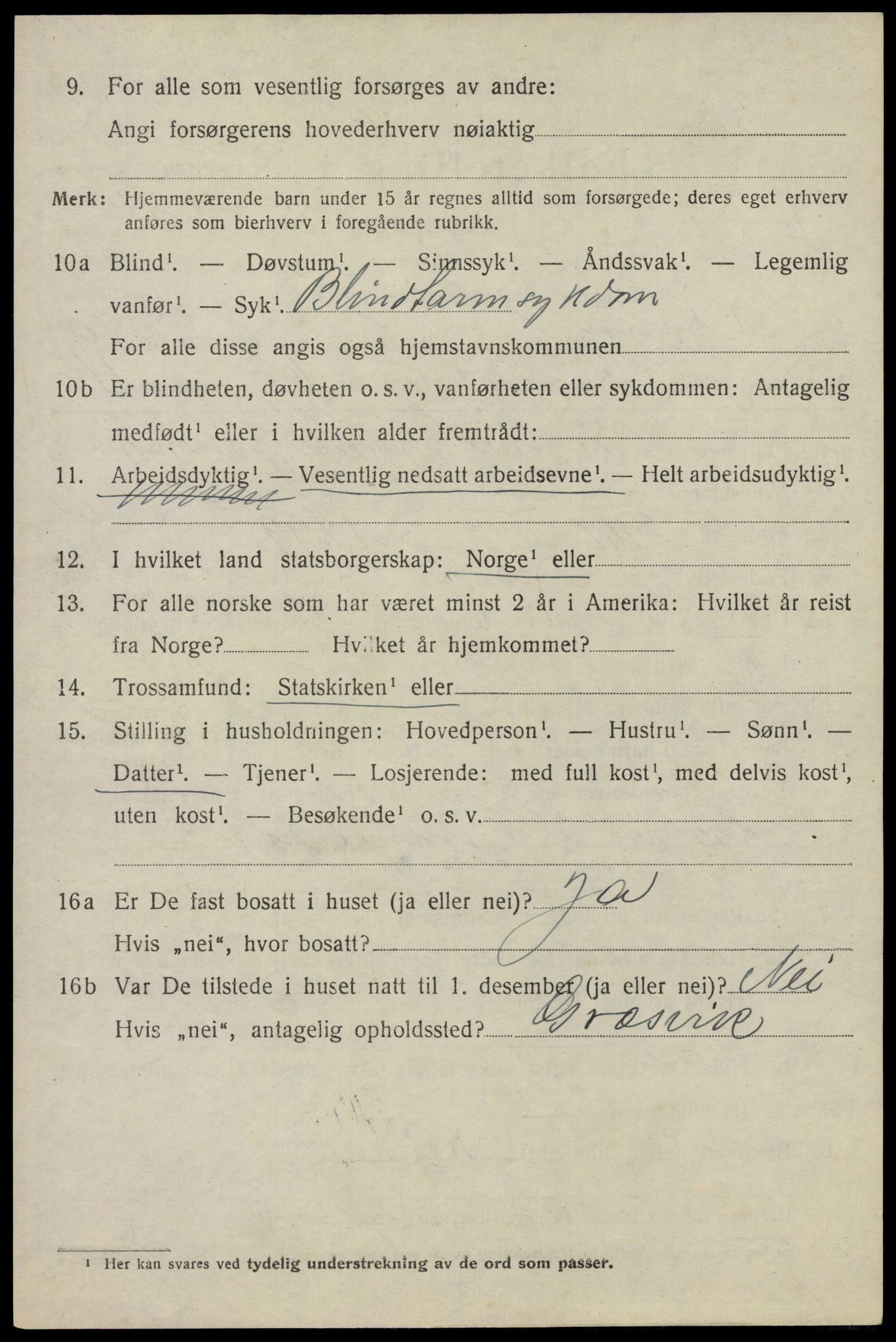 SAO, 1920 census for Onsøy, 1920, p. 13833