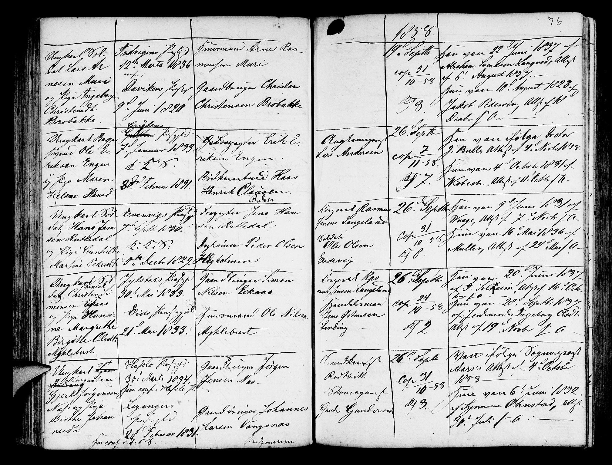 Korskirken sokneprestembete, AV/SAB-A-76101/H/Haa/L0009: Parish register (official) no. A 9, 1743-1861, p. 76