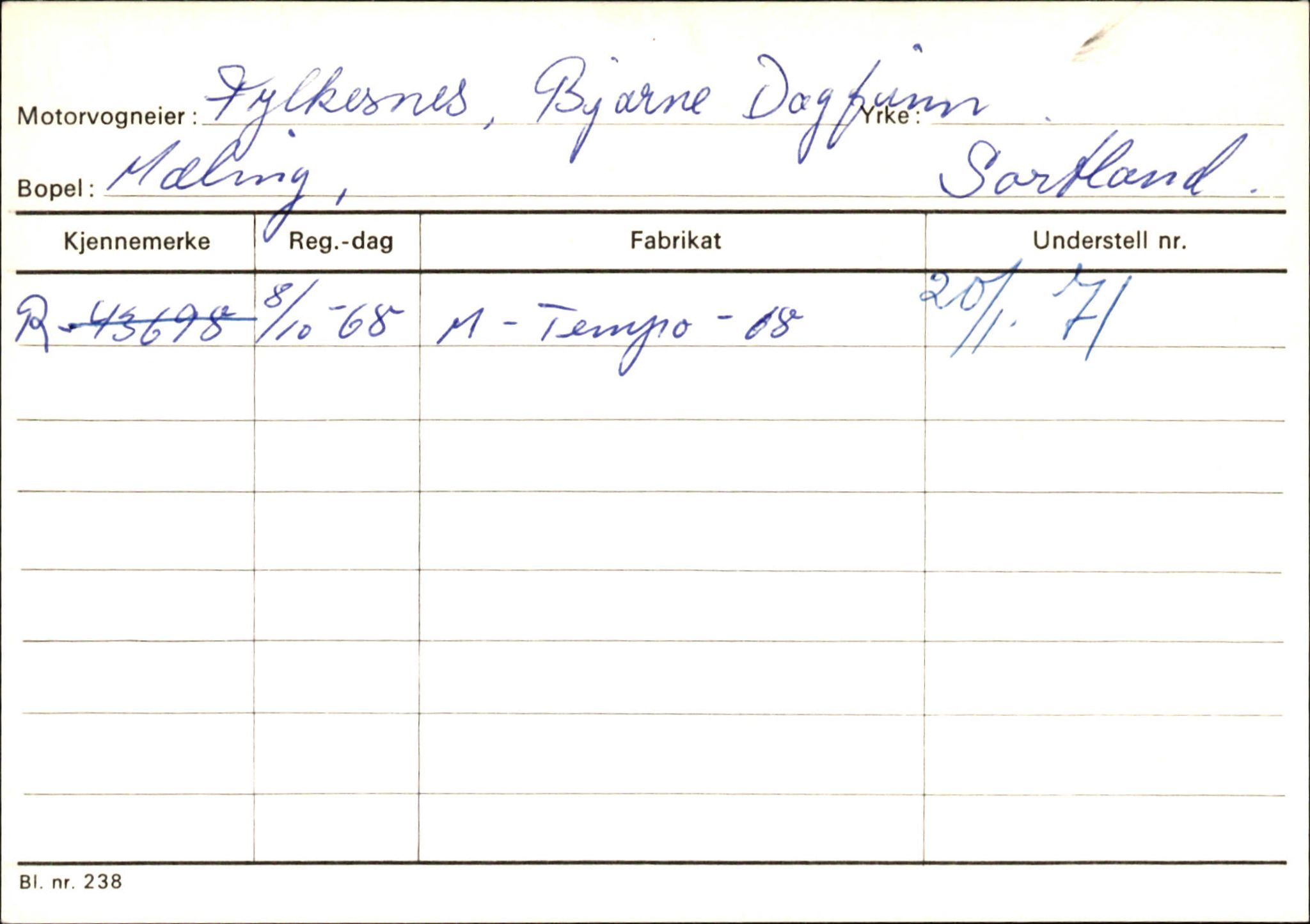 Statens vegvesen, Hordaland vegkontor, AV/SAB-A-5201/2/Ha/L0015: R-eierkort F-G, 1920-1971, p. 12