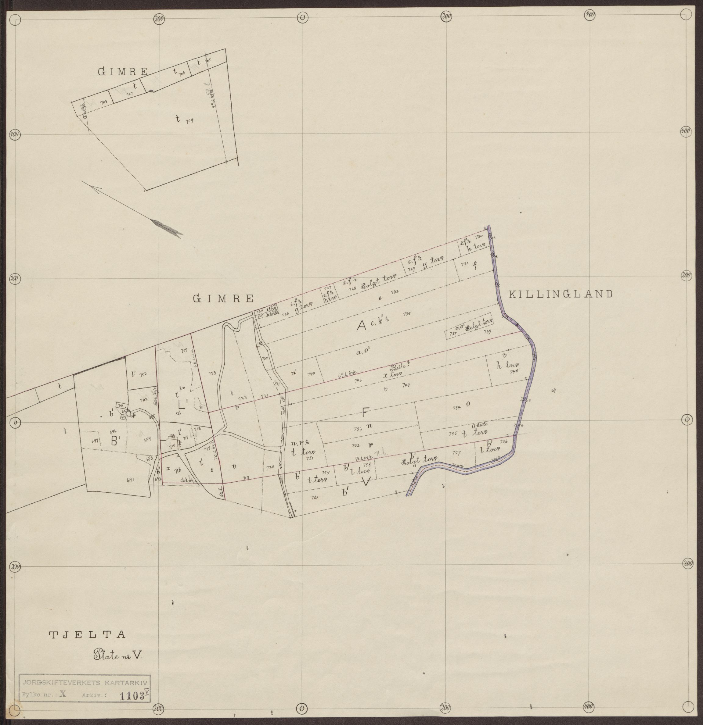 Jordskifteverkets kartarkiv, AV/RA-S-3929/T, 1859-1988, p. 1312