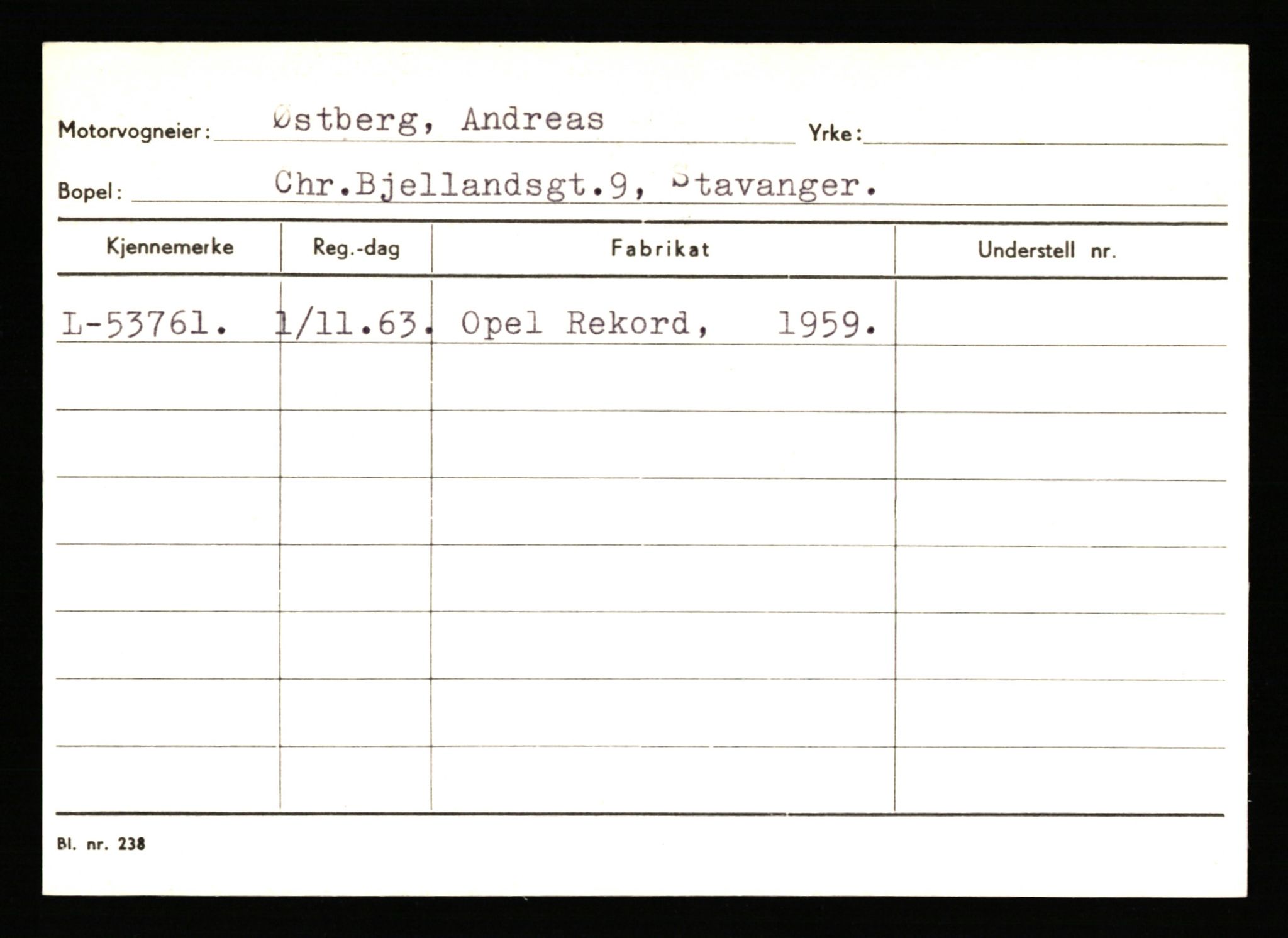 Stavanger trafikkstasjon, SAST/A-101942/0/H/L0044: Øksna - Åmo, 1930-1971, p. 417