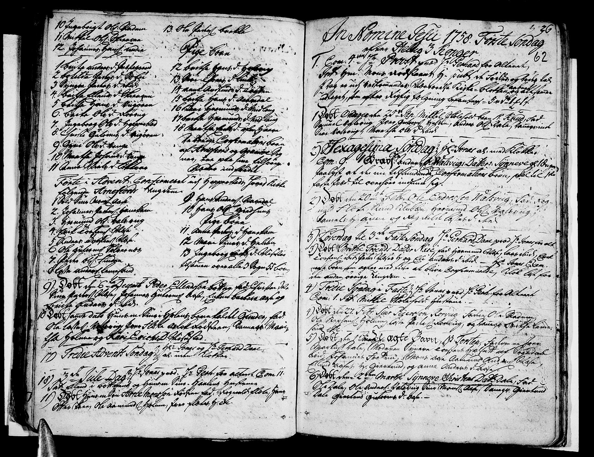 Vik sokneprestembete, AV/SAB-A-81501/H/Haa/Haaa/L0003: Parish register (official) no. A 3 / 2, 1757-1771, p. 62