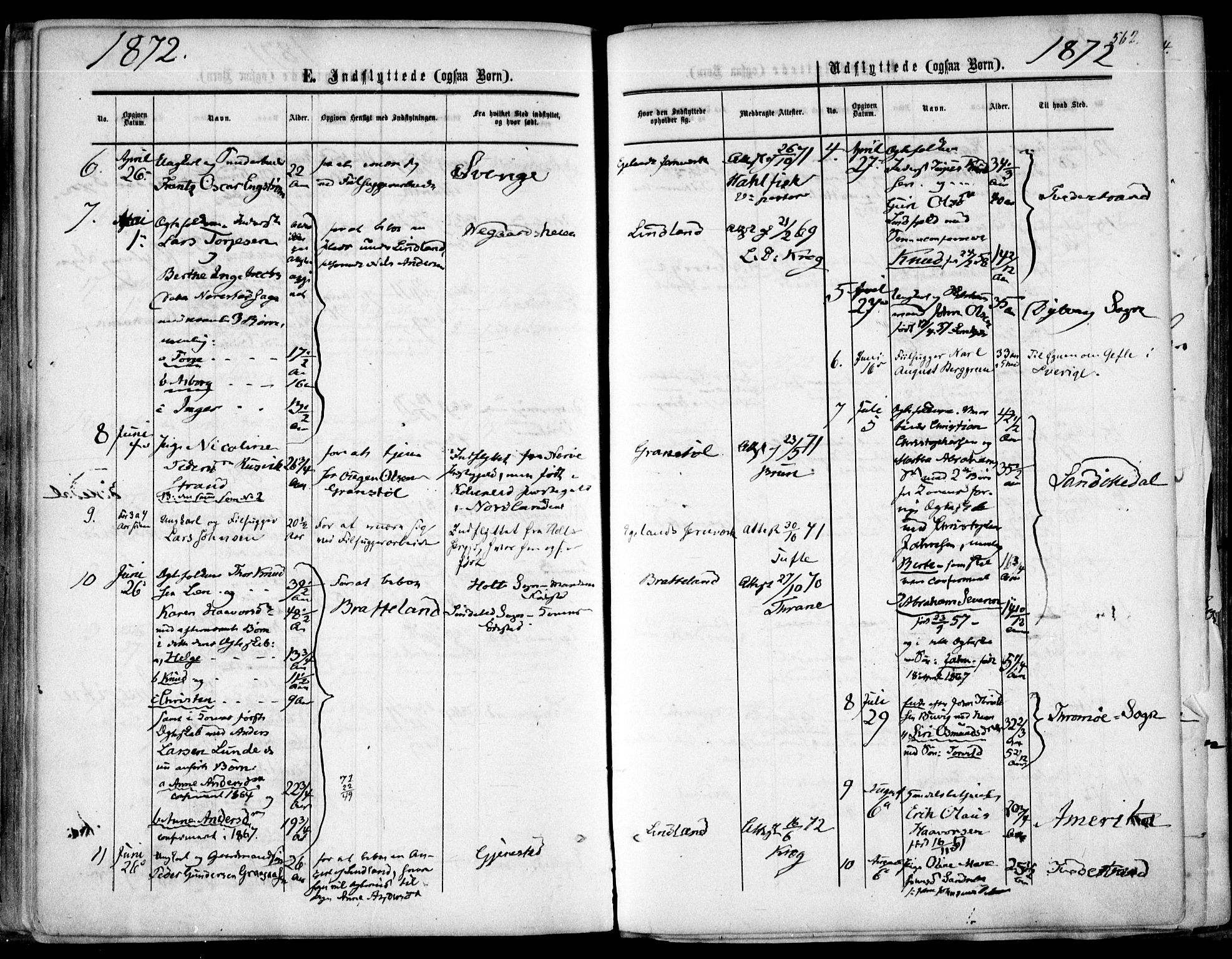 Søndeled sokneprestkontor, SAK/1111-0038/F/Fa/L0003: Parish register (official) no. A 3, 1861-1879, p. 563