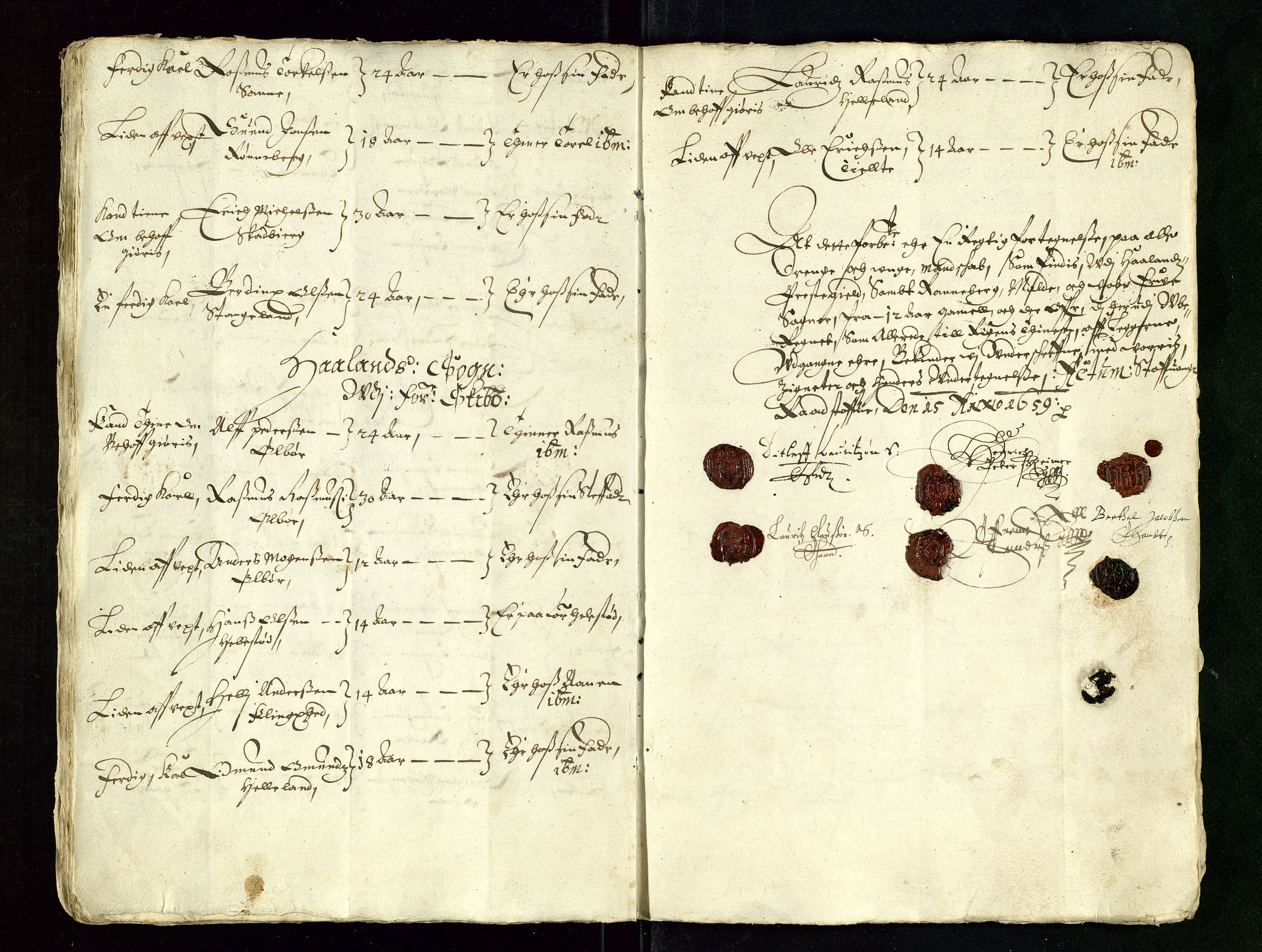 Stavanger len, AV/SAST-A-101870/Ob/L0025: Diverse, 1644-1661, p. 100