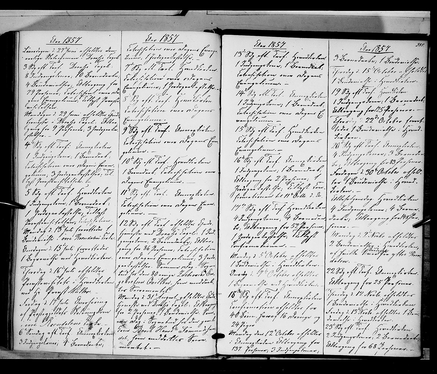 Rendalen prestekontor, AV/SAH-PREST-054/H/Ha/Haa/L0005: Parish register (official) no. 5, 1853-1866, p. 385