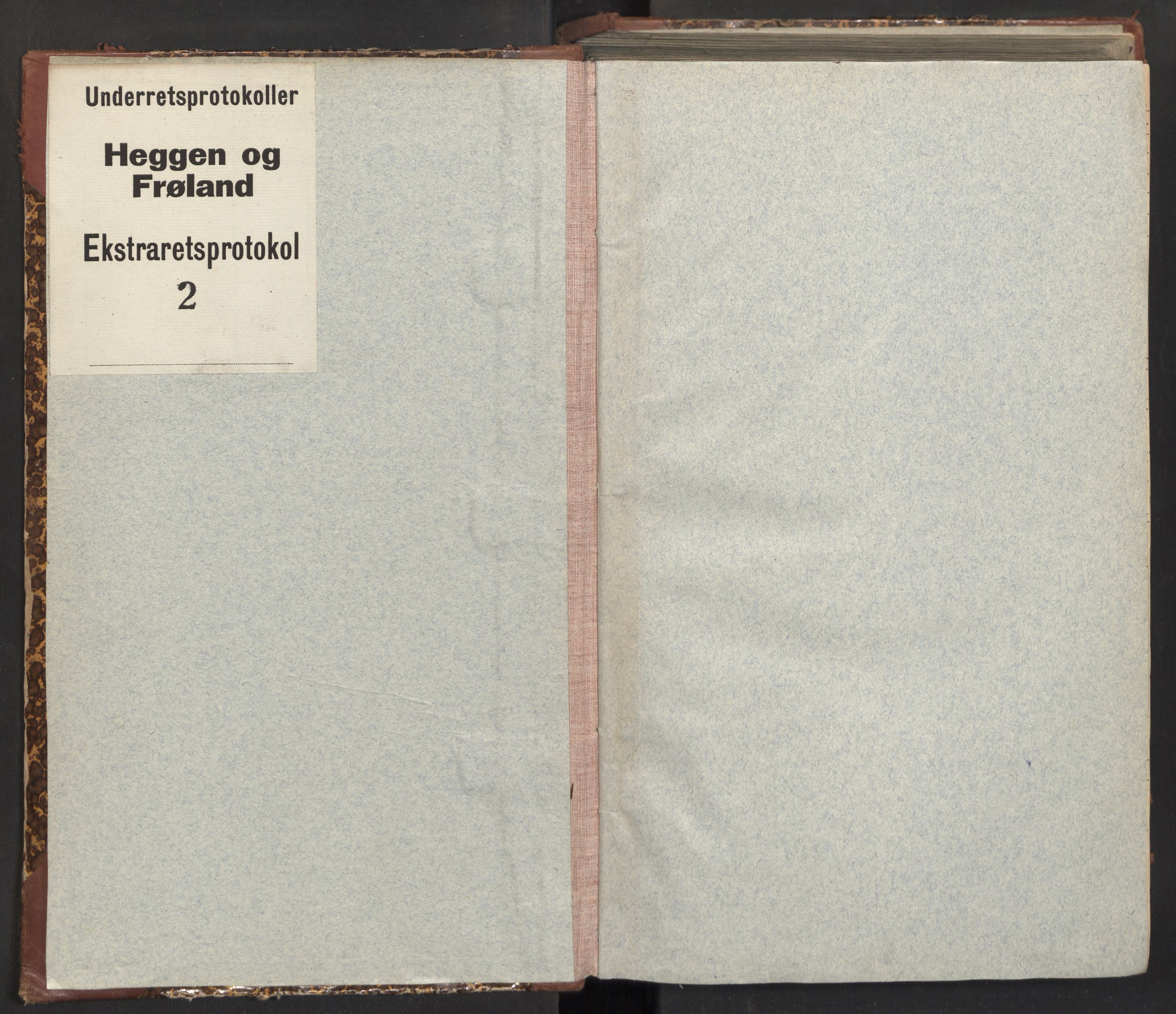 Heggen og Frøland sorenskriveri I, SAO/A-11556/F/Fc/L0002: Ekstrarettsprotokoll, 1837-1844