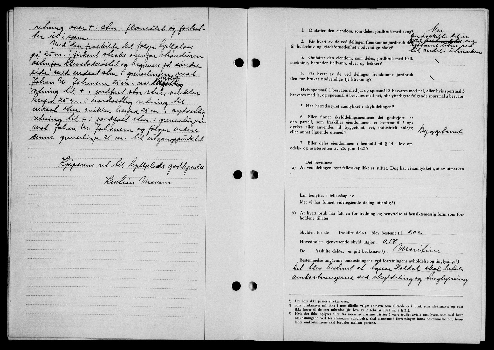 Lofoten sorenskriveri, SAT/A-0017/1/2/2C/L0004a: Mortgage book no. 4a, 1938-1938, Diary no: : 1878/1938