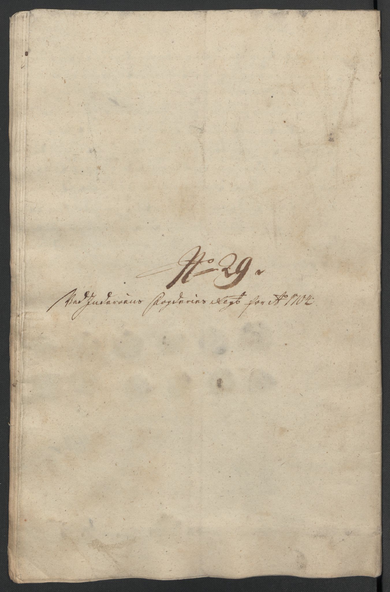 Rentekammeret inntil 1814, Reviderte regnskaper, Fogderegnskap, RA/EA-4092/R63/L4313: Fogderegnskap Inderøy, 1703-1704, p. 580