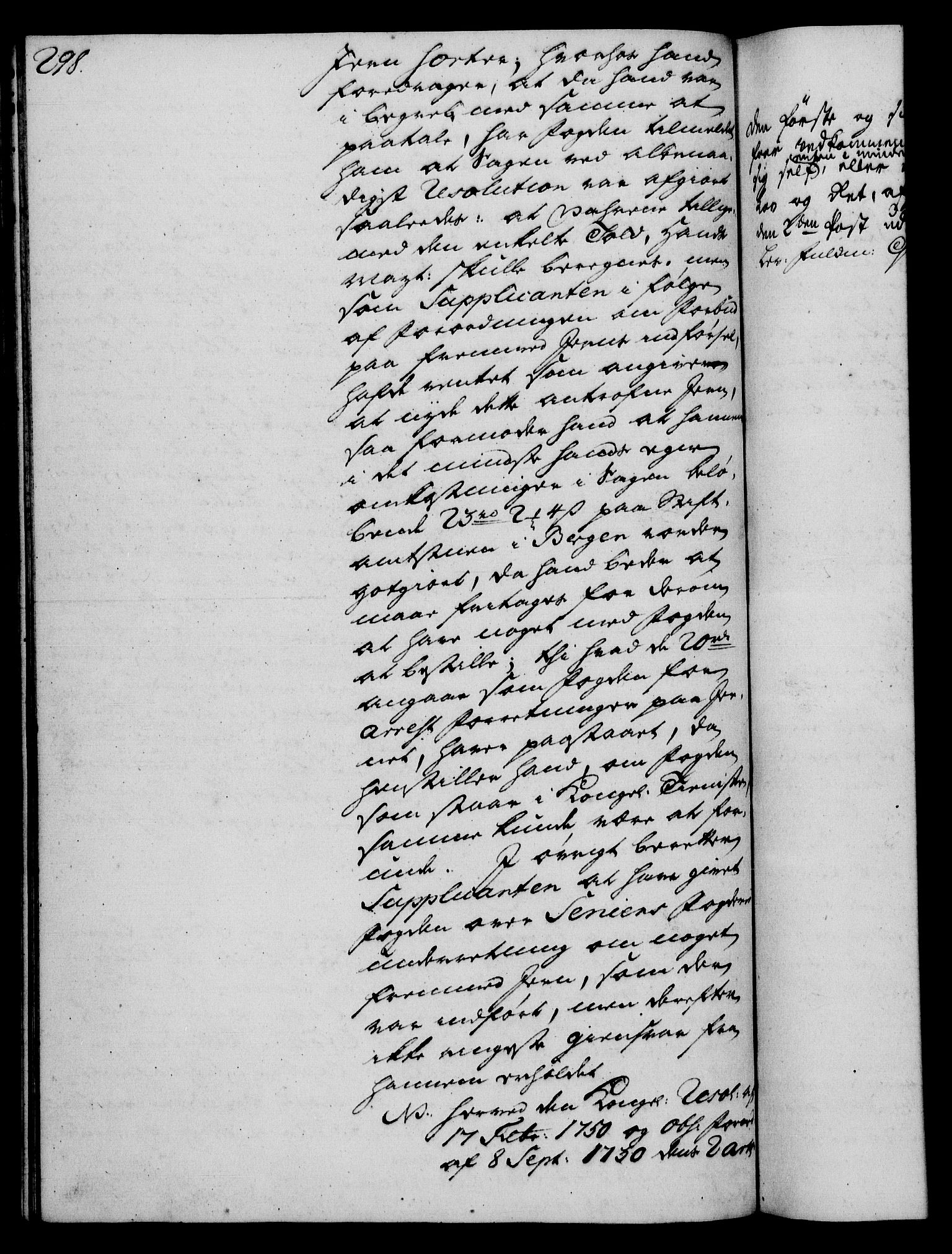 Rentekammeret, Kammerkanselliet, RA/EA-3111/G/Gh/Gha/L0030: Norsk ekstraktmemorialprotokoll (merket RK 53.75), 1749-1751, p. 298