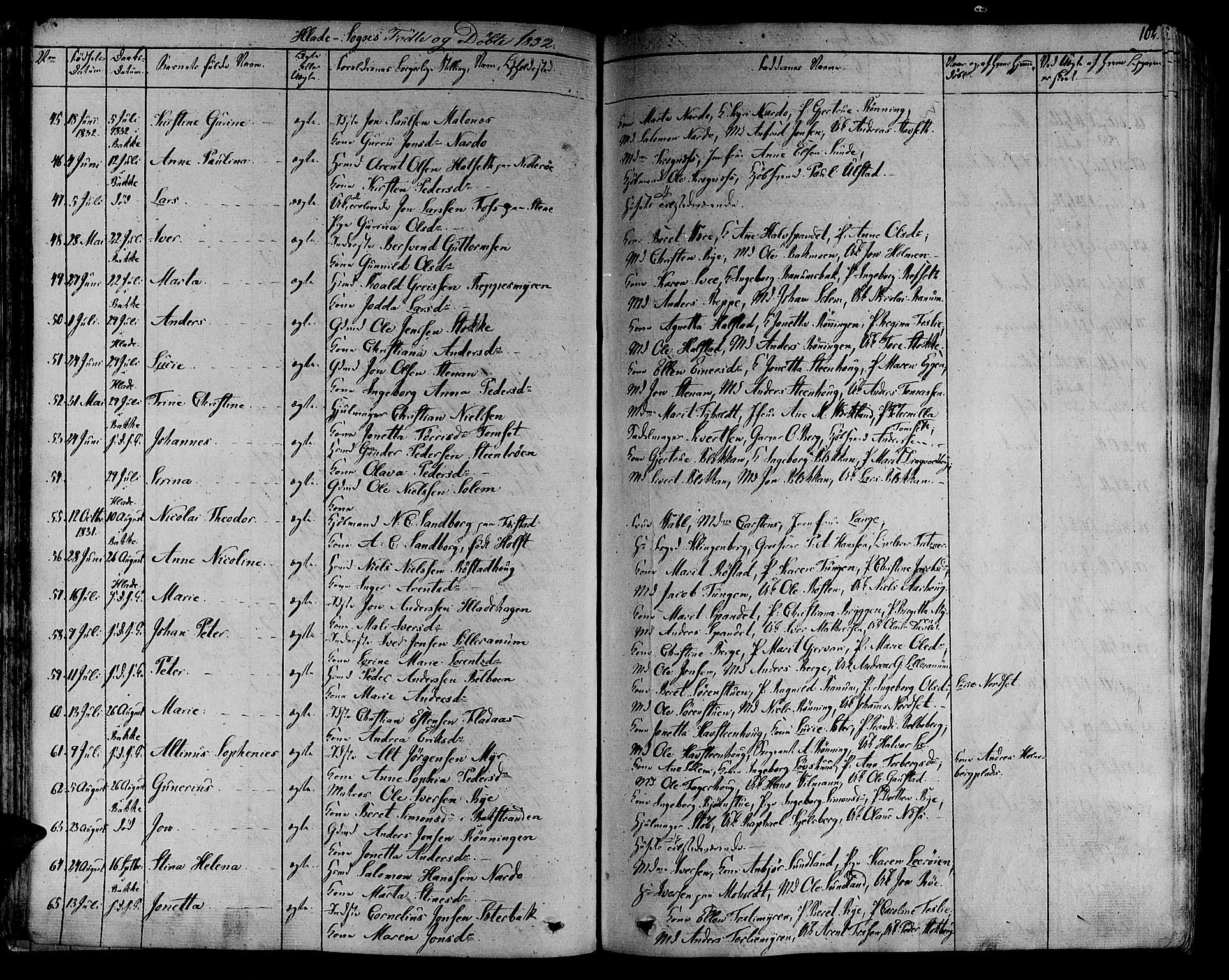 Ministerialprotokoller, klokkerbøker og fødselsregistre - Sør-Trøndelag, SAT/A-1456/606/L0286: Parish register (official) no. 606A04 /1, 1823-1840, p. 102