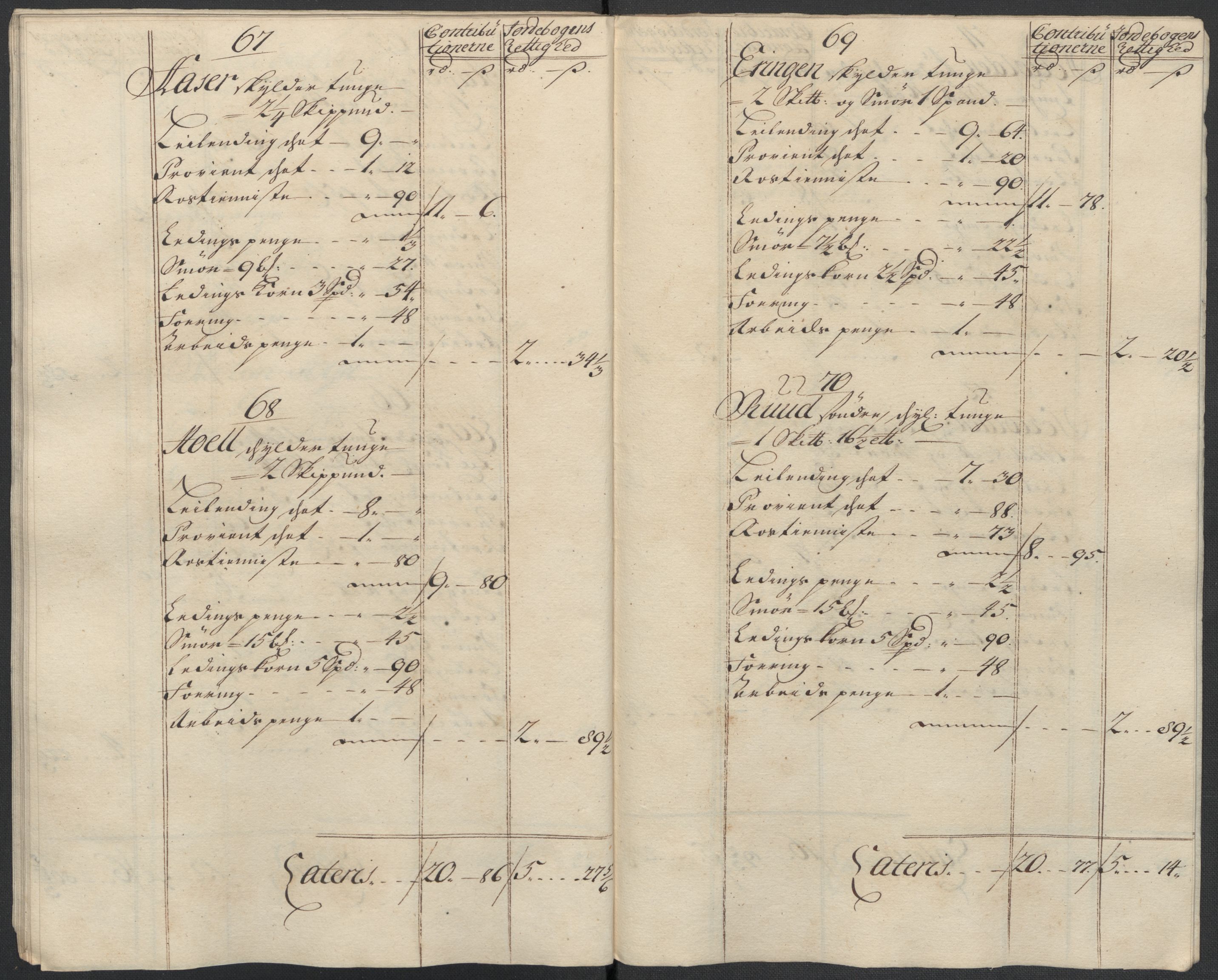 Rentekammeret inntil 1814, Reviderte regnskaper, Fogderegnskap, AV/RA-EA-4092/R07/L0310: Fogderegnskap Rakkestad, Heggen og Frøland, 1715, p. 267