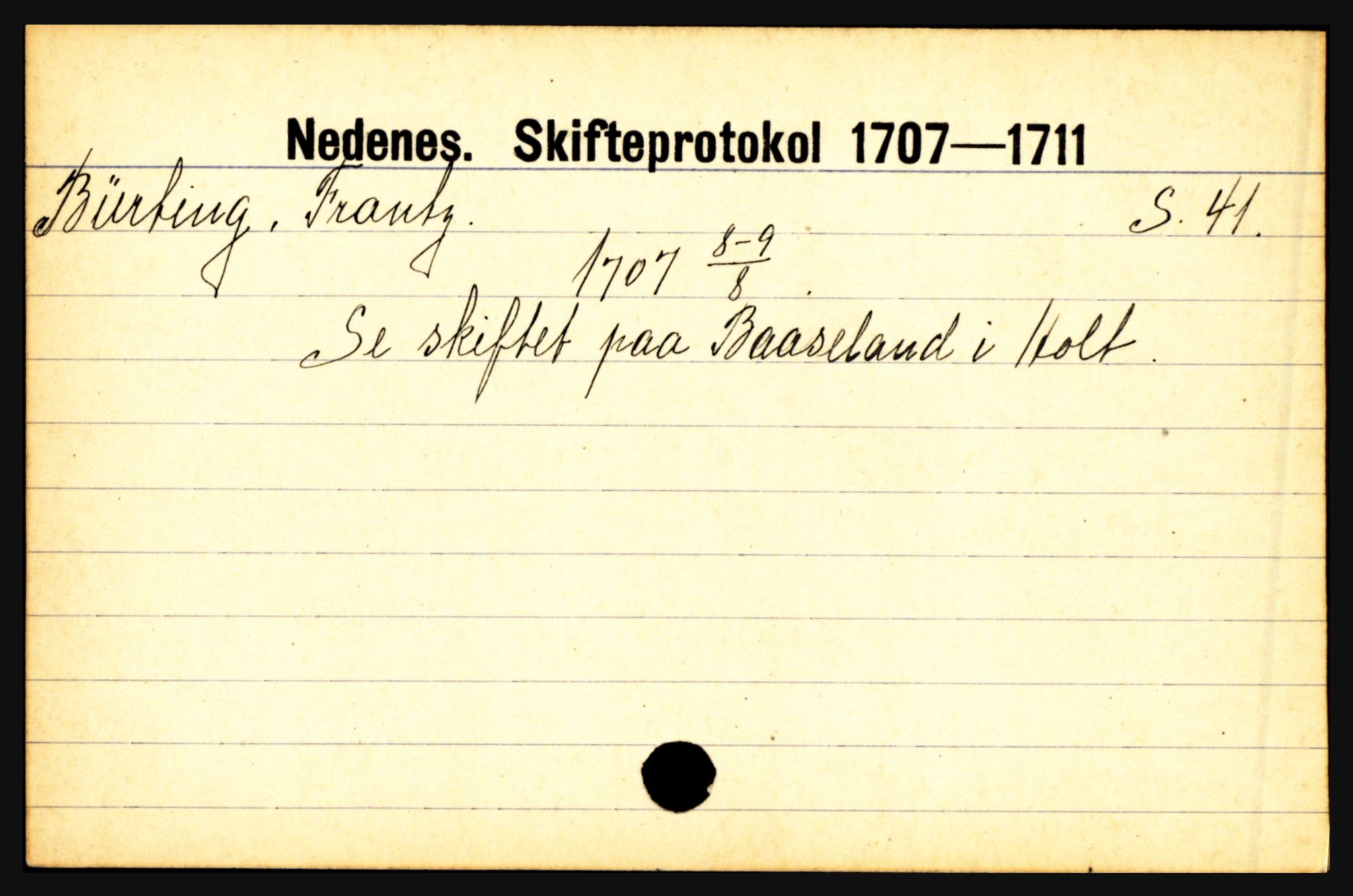 Nedenes sorenskriveri før 1824, AV/SAK-1221-0007/H, p. 4657