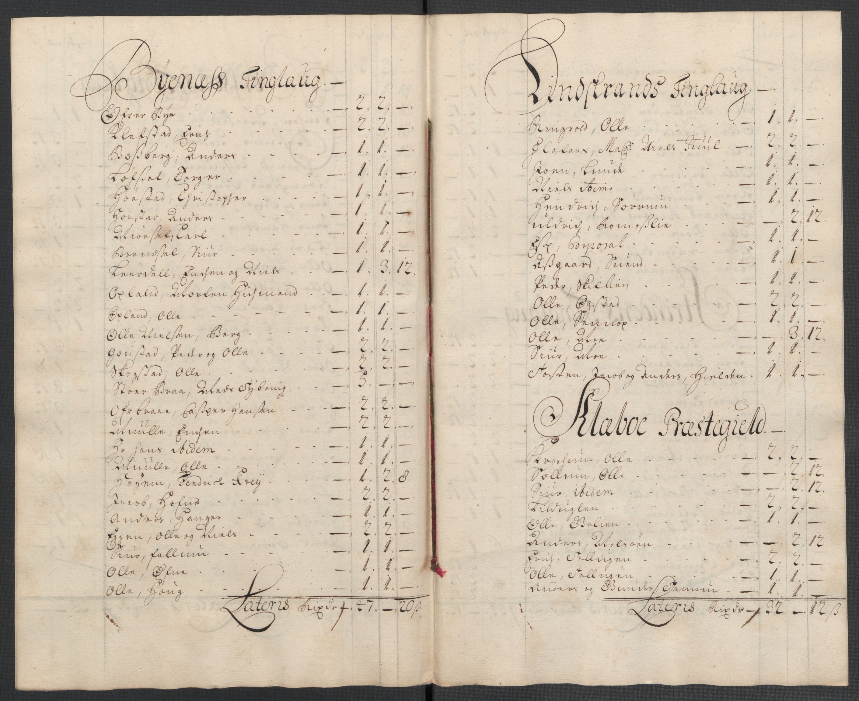 Rentekammeret inntil 1814, Reviderte regnskaper, Fogderegnskap, RA/EA-4092/R61/L4107: Fogderegnskap Strinda og Selbu, 1698-1700, p. 383