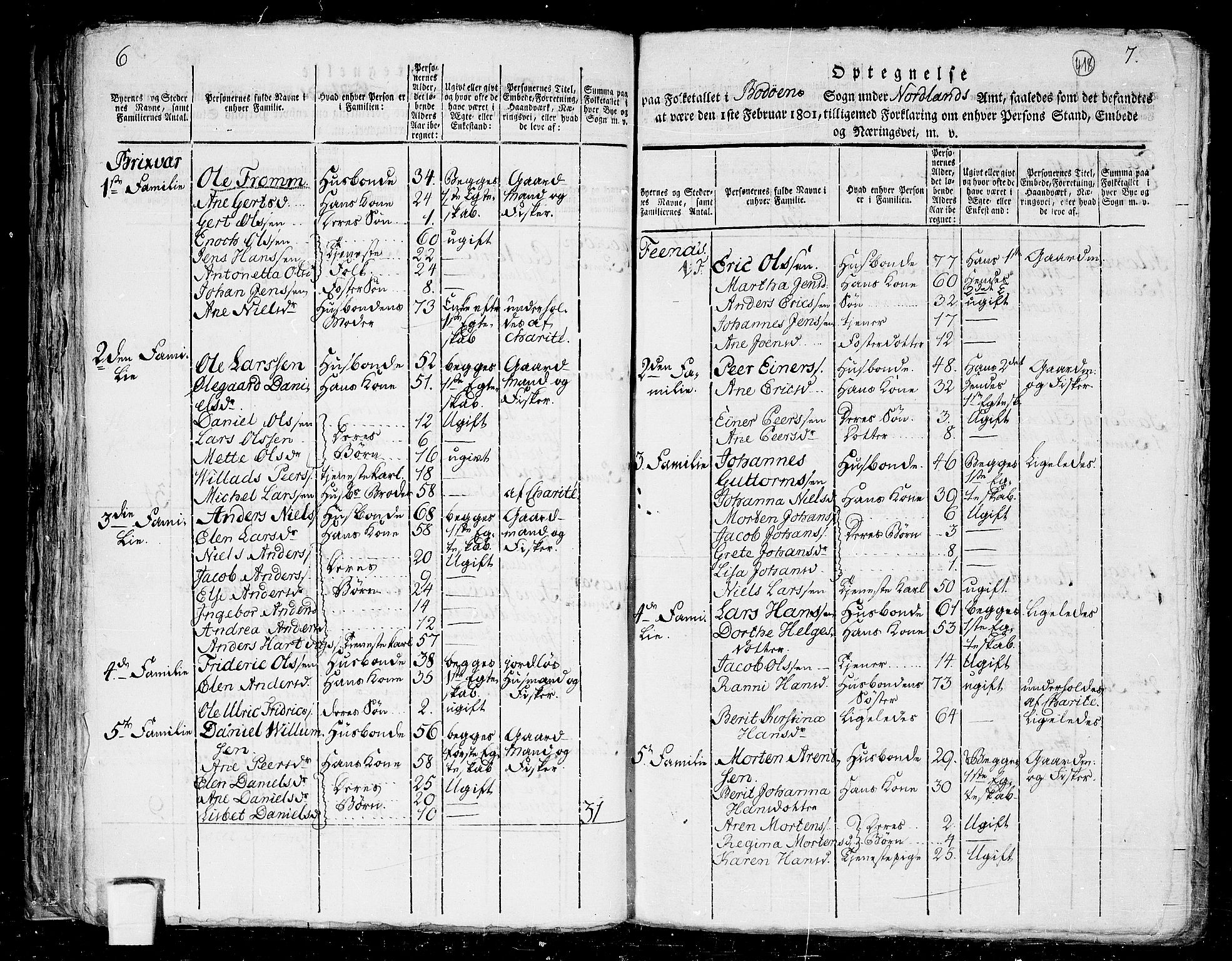 RA, 1801 census for 1843P Bodø, 1801, p. 417b-418a