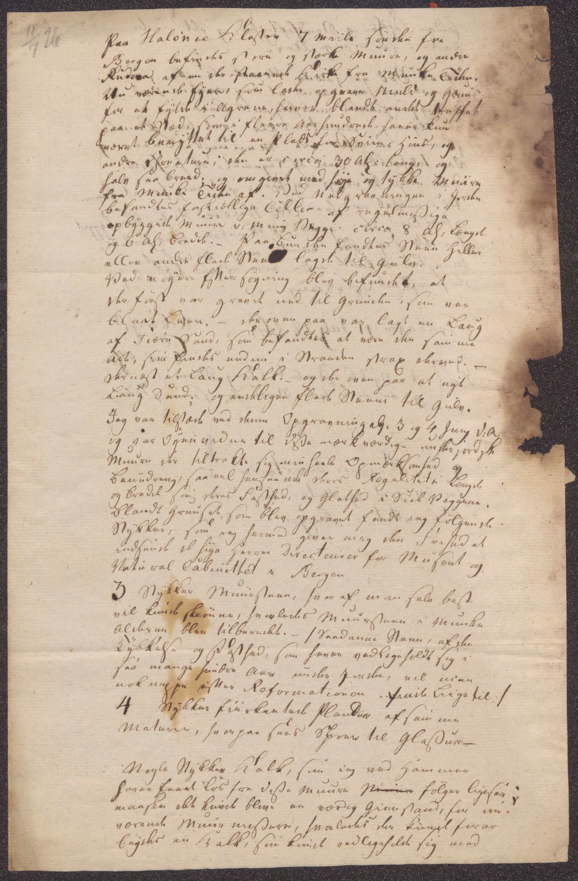 Bergens Museum, UMB/A007/D/Da/L0001/0002: Innkommende brev 1822 - 1826 / Innkommende brev 1826, 1826