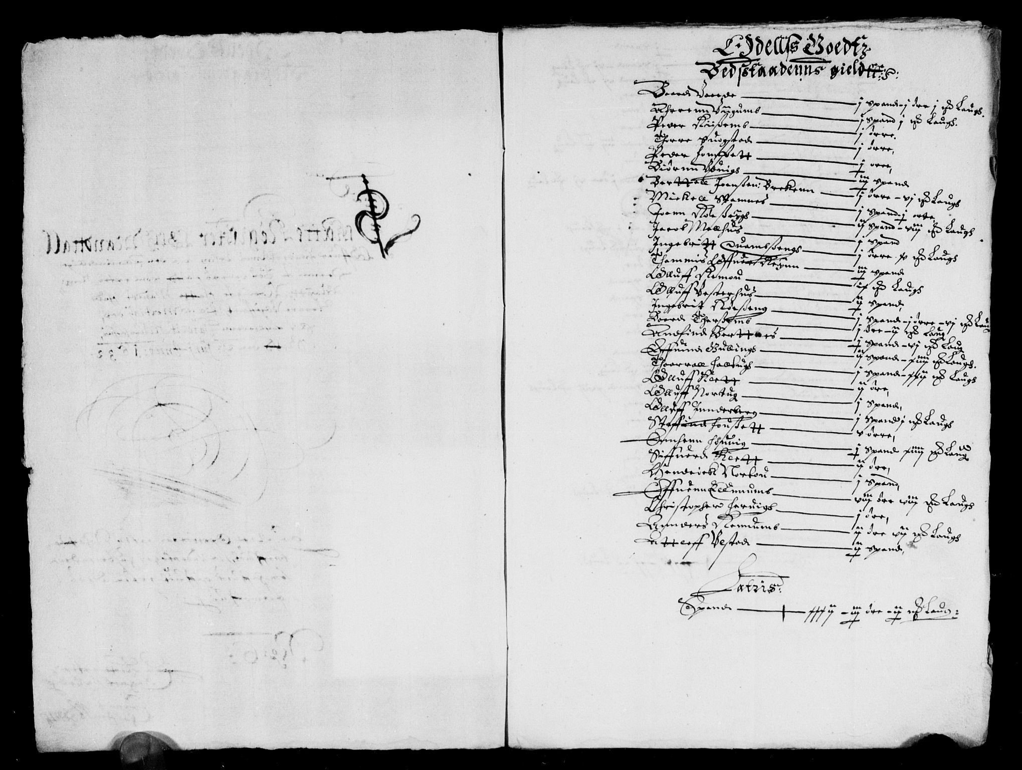 Rentekammeret inntil 1814, Reviderte regnskaper, Lensregnskaper, AV/RA-EA-5023/R/Rb/Rbw/L0050: Trondheim len, 1632-1633